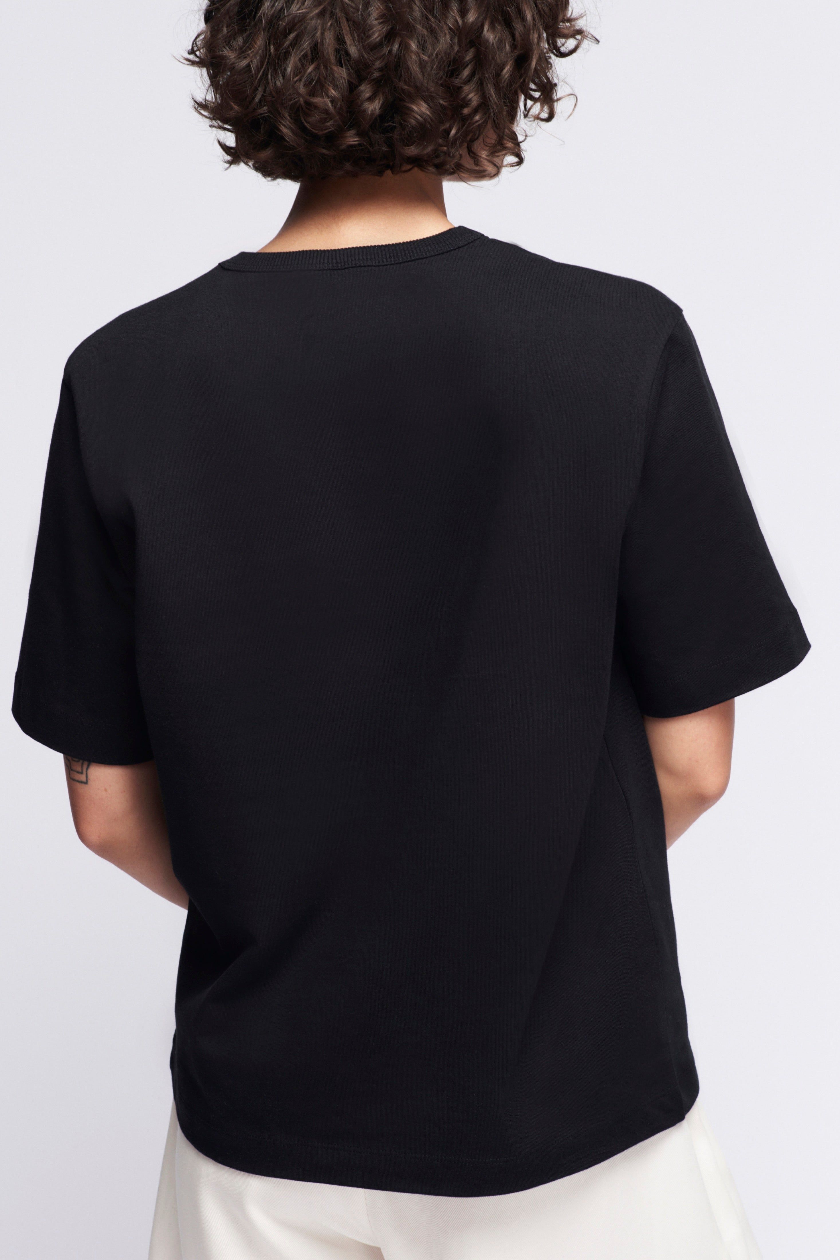 Unisex Heavyweight Box Crew in Black sold by Kotn product image thumbnail 5