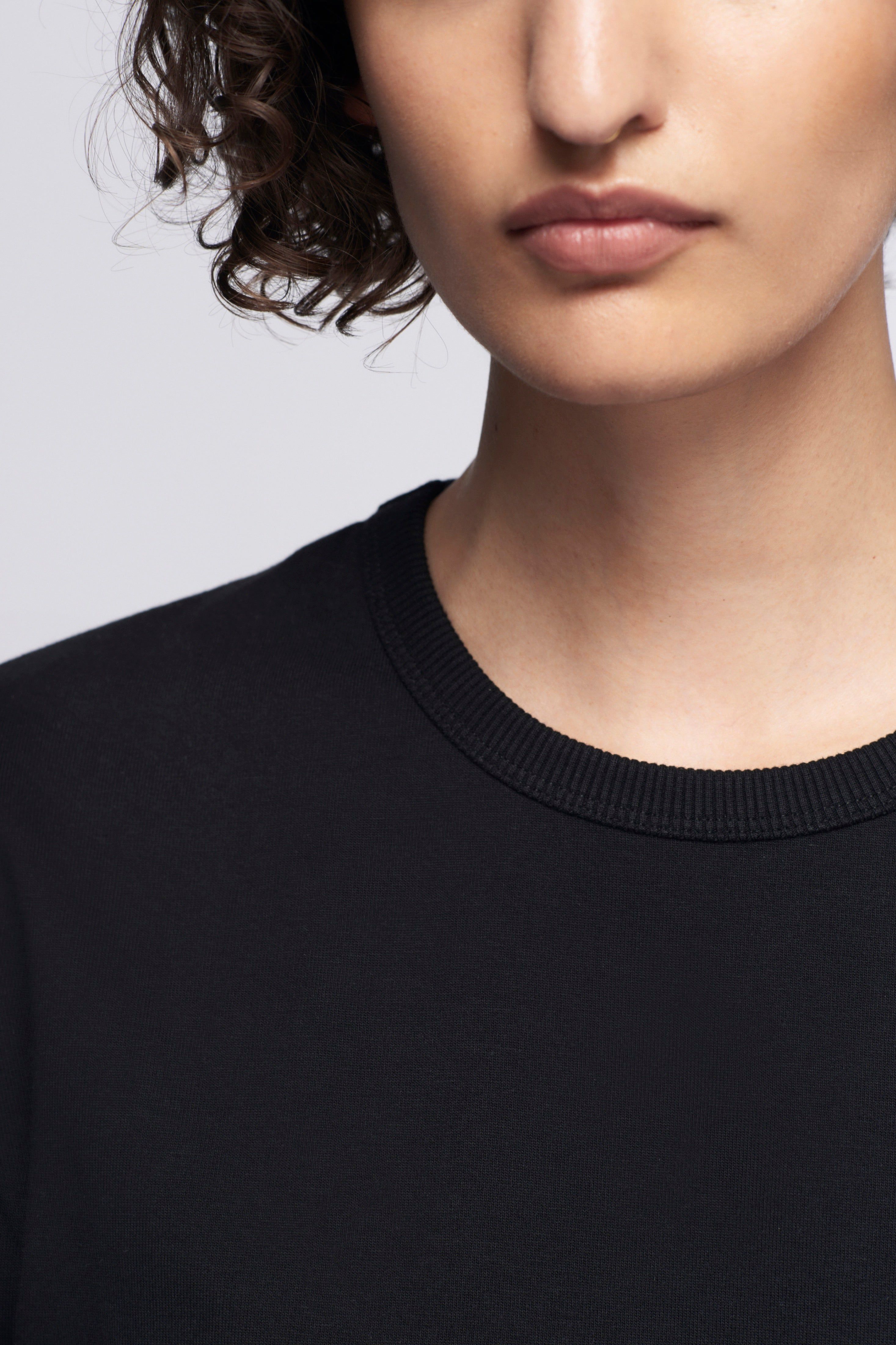 Unisex Heavyweight Box Crew in Black sold by Kotn product image thumbnail 7