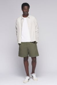 Unisex Cairo Linen Shirt in Natural sold by Kotn