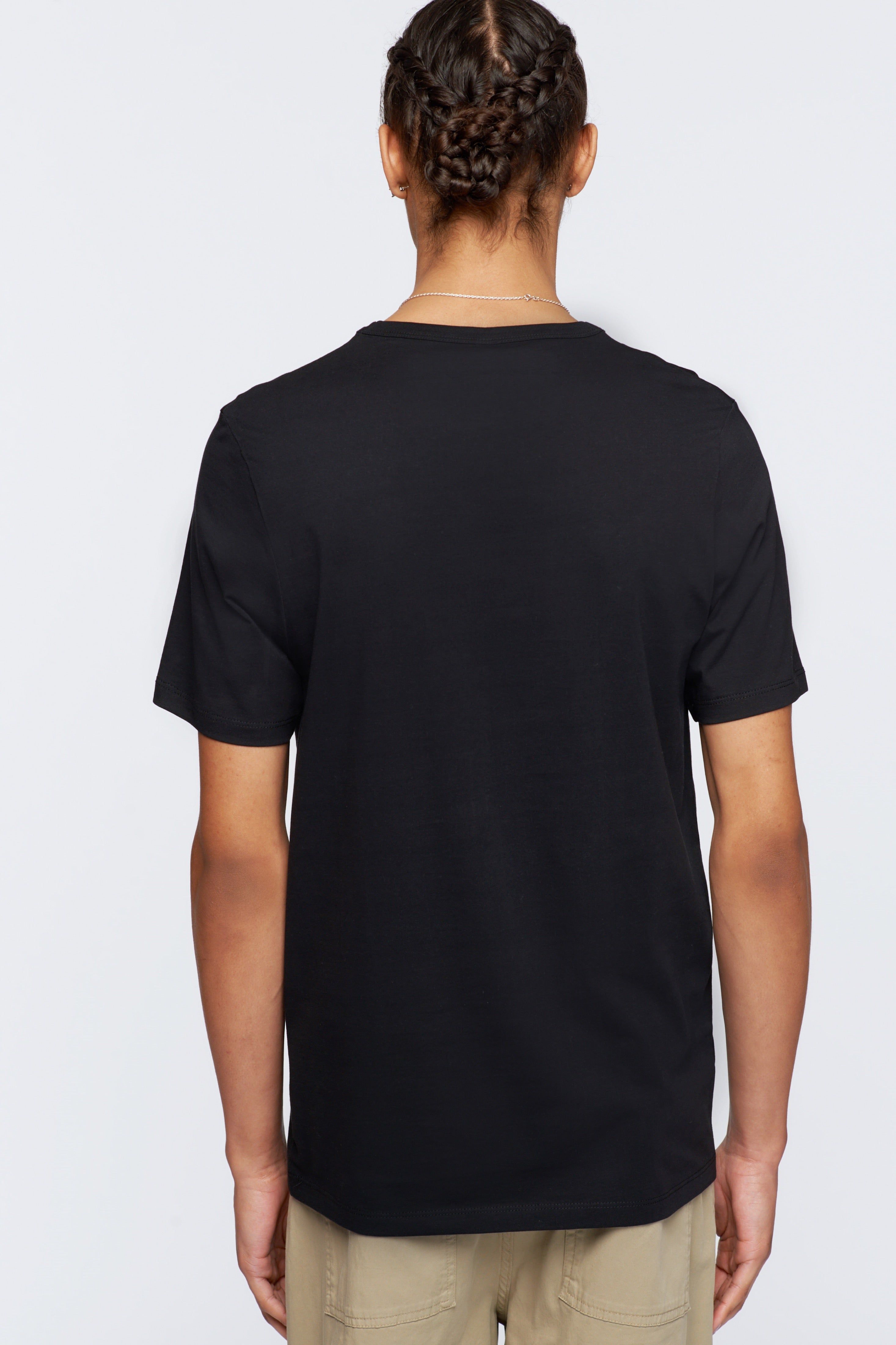 Men's Long Essential Crew in Black sold by Kotn product image thumbnail 3