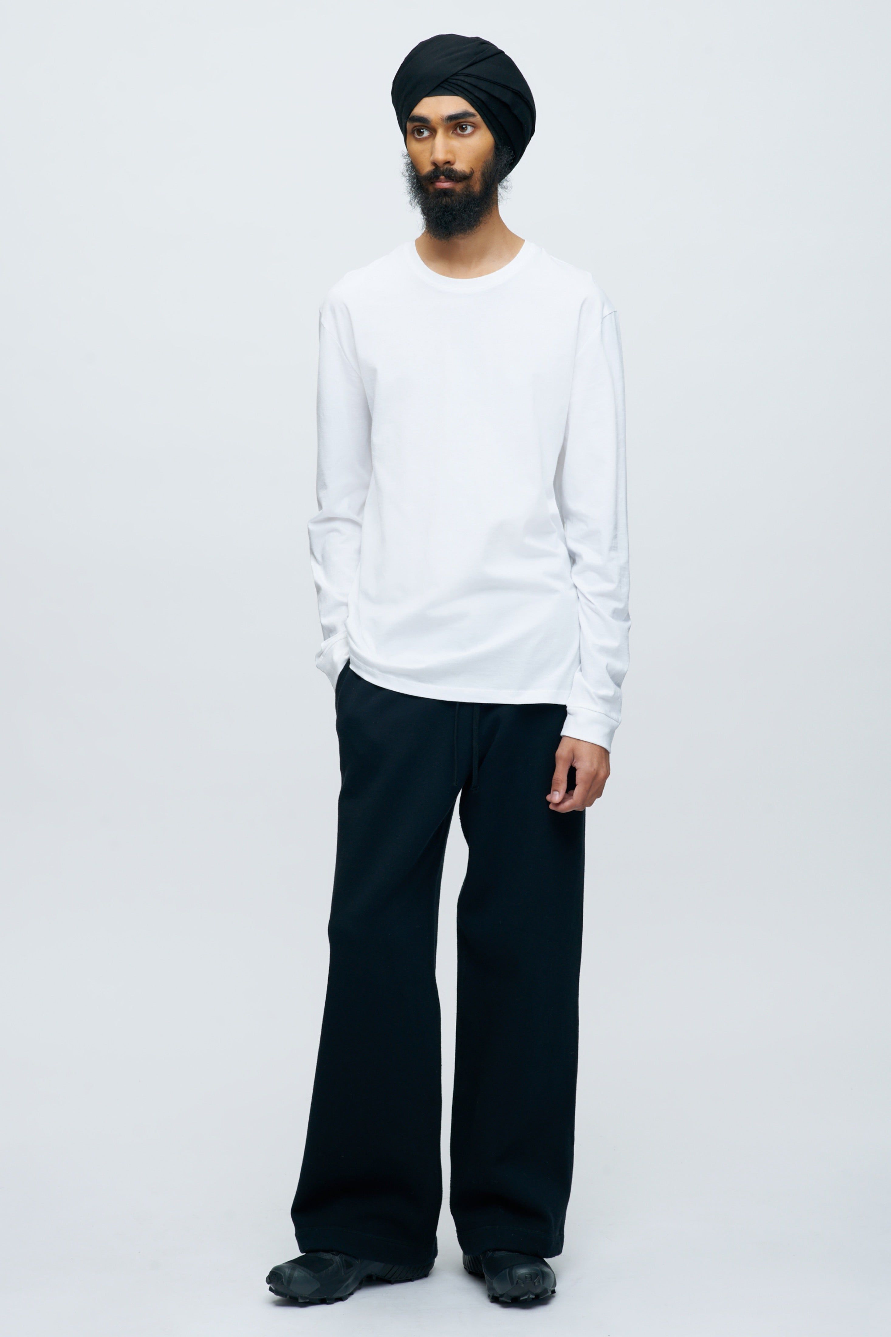 Essential Longsleeve in White sold by Kotn