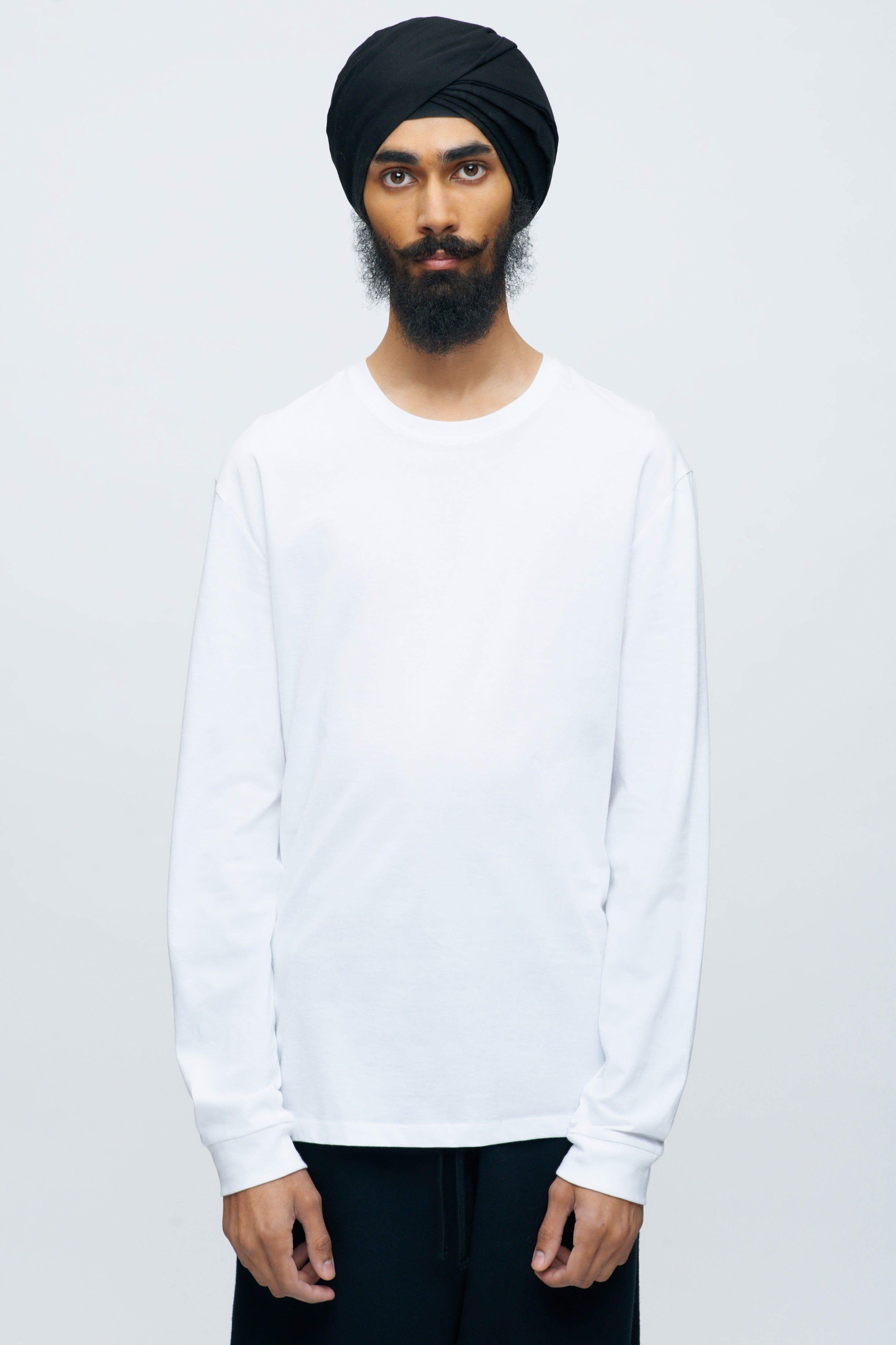 Essential Longsleeve in White sold by Kotn product image thumbnail 3