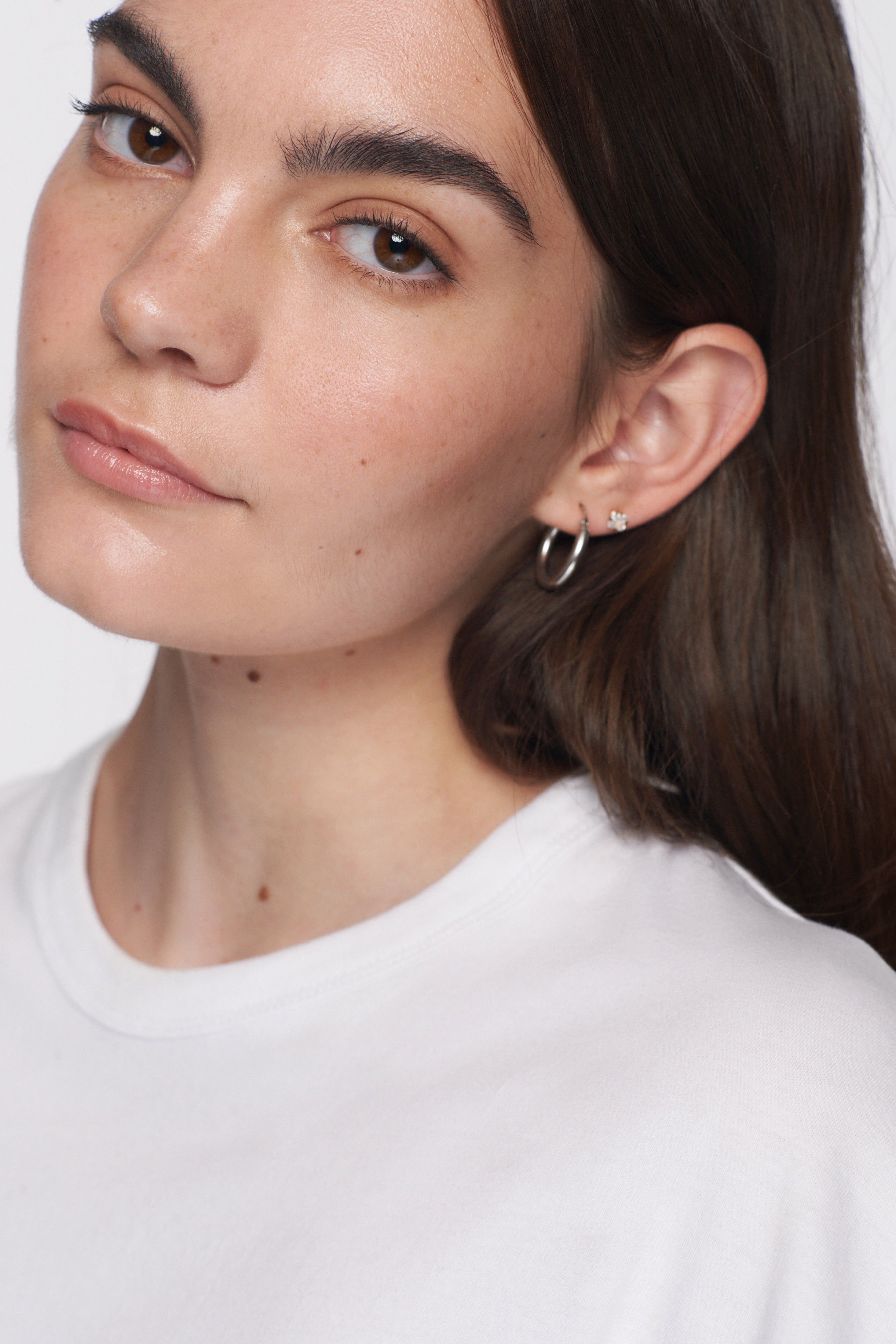 Women's Relaxed Crew in White sold by Kotn product image thumbnail 4