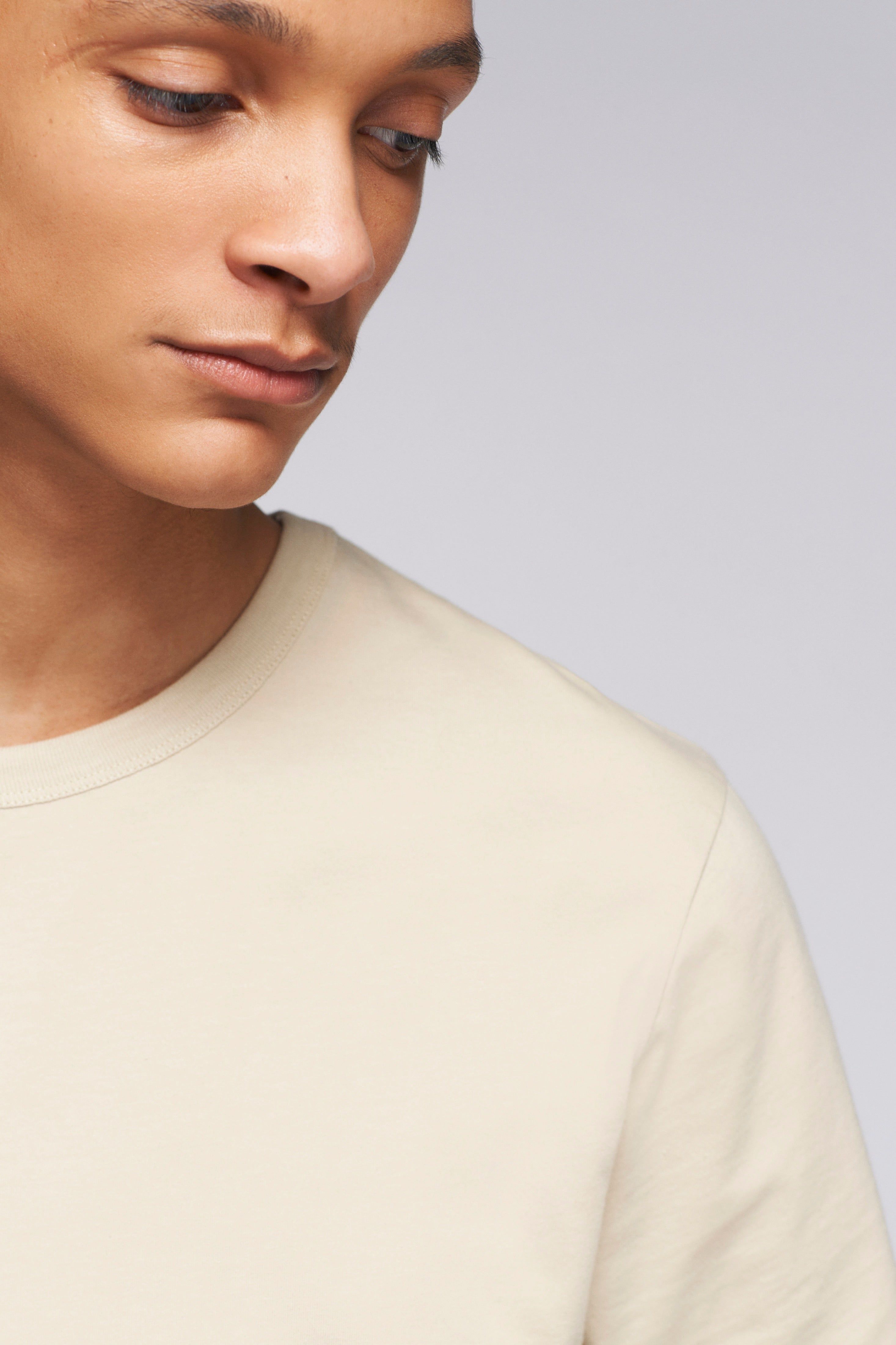 Men's Easy Crew in White Sand sold by Kotn product image thumbnail 4