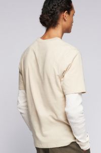 Men's Easy Crew in White Sand sold by Kotn