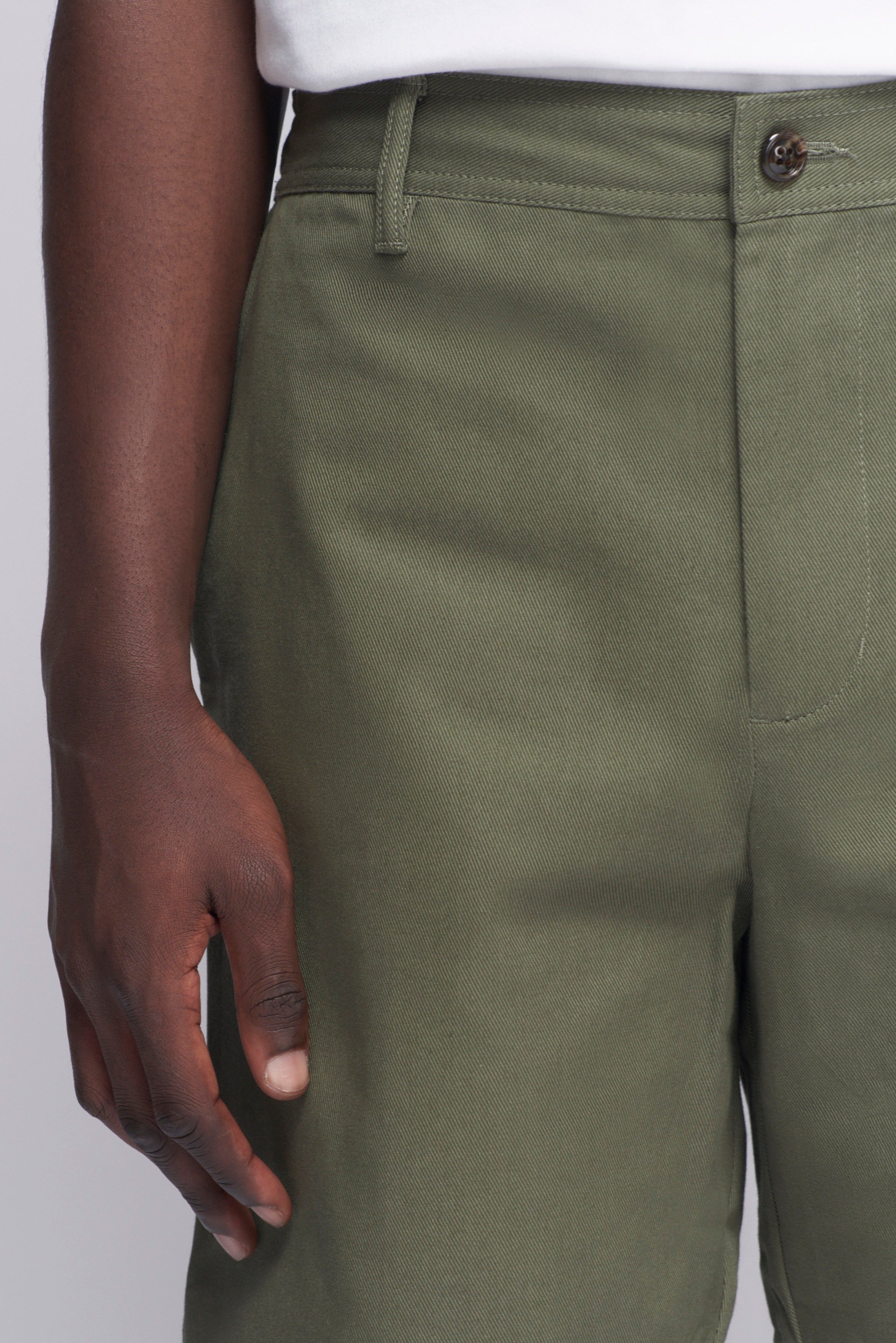 Men's Twill Shorts in Laurel Oak sold by Kotn product image thumbnail 4