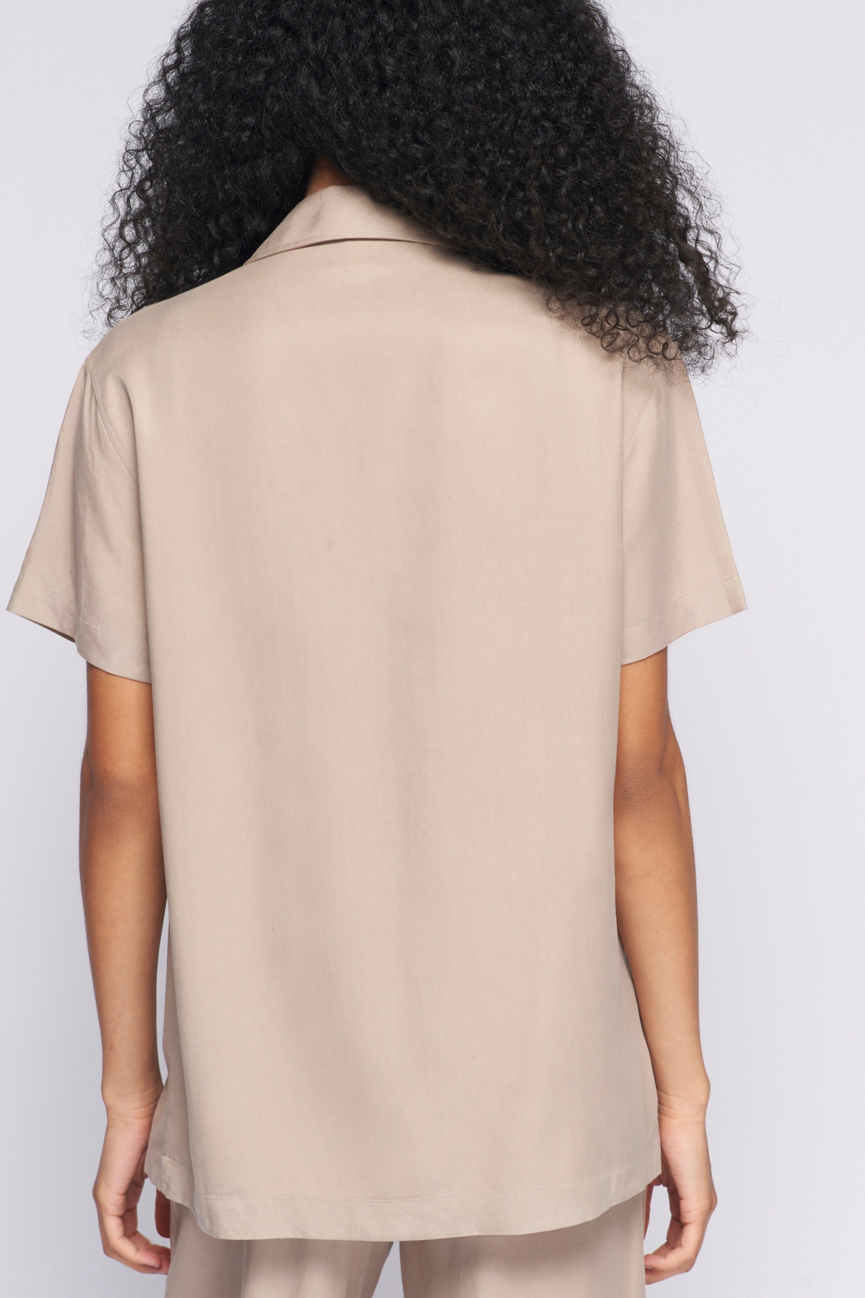 Unisex Flow Top in Tan sold by Kotn product image thumbnail 5