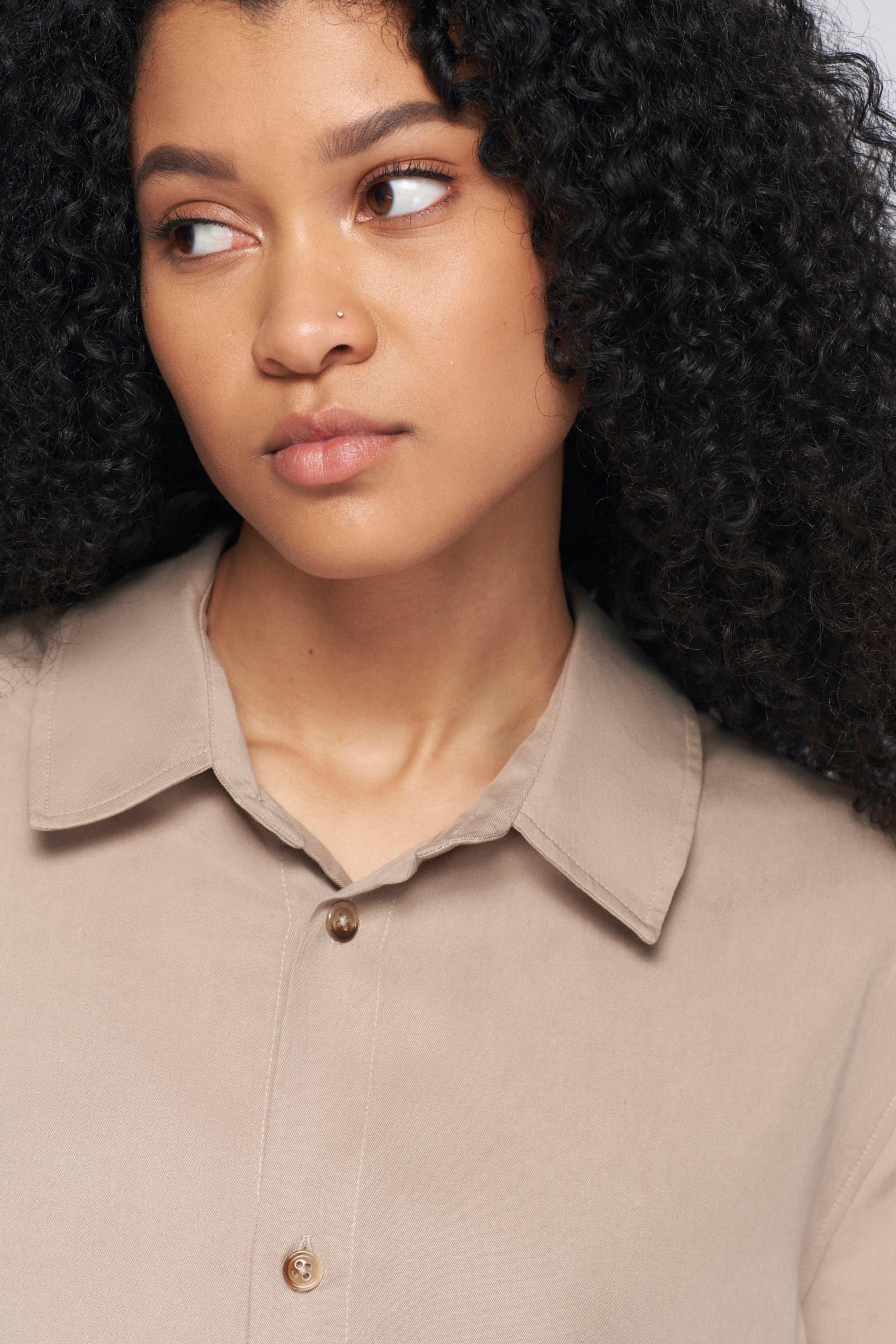 Unisex Flow Top in Tan sold by Kotn product image thumbnail 7