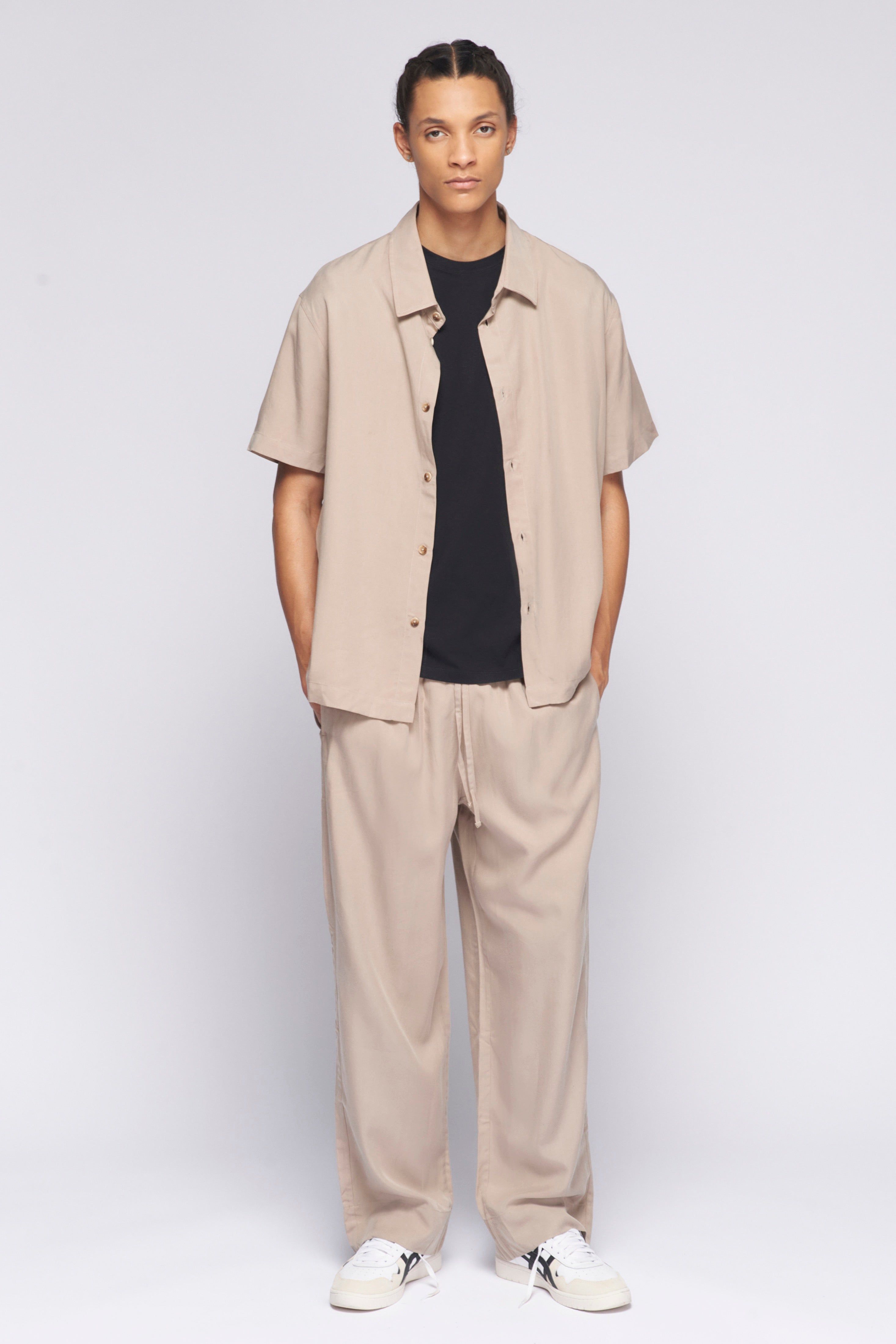 Unisex Flow Top in Tan sold by Kotn product image thumbnail 2