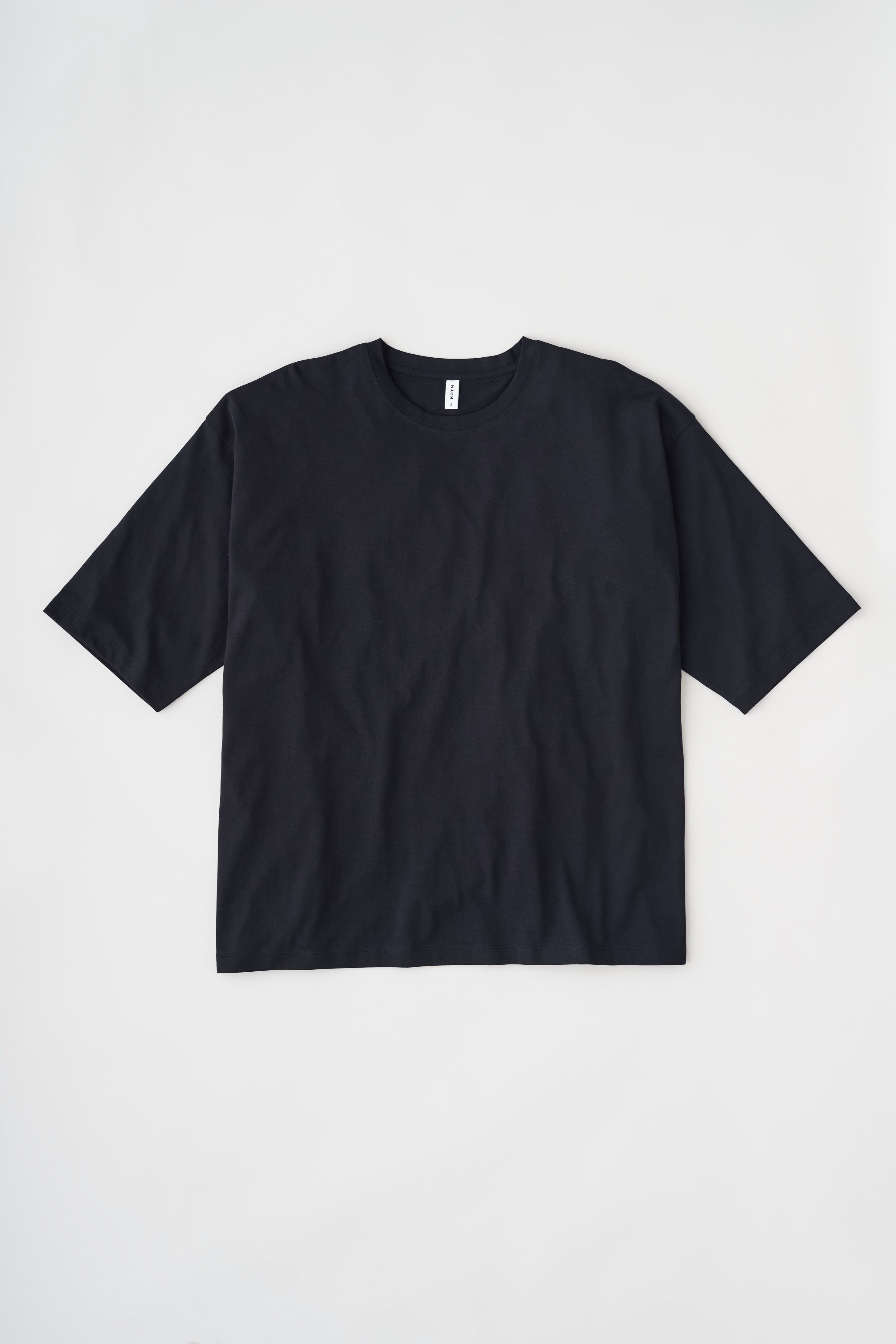 Men's Relaxed Crew in Black sold by Kotn product image thumbnail 4