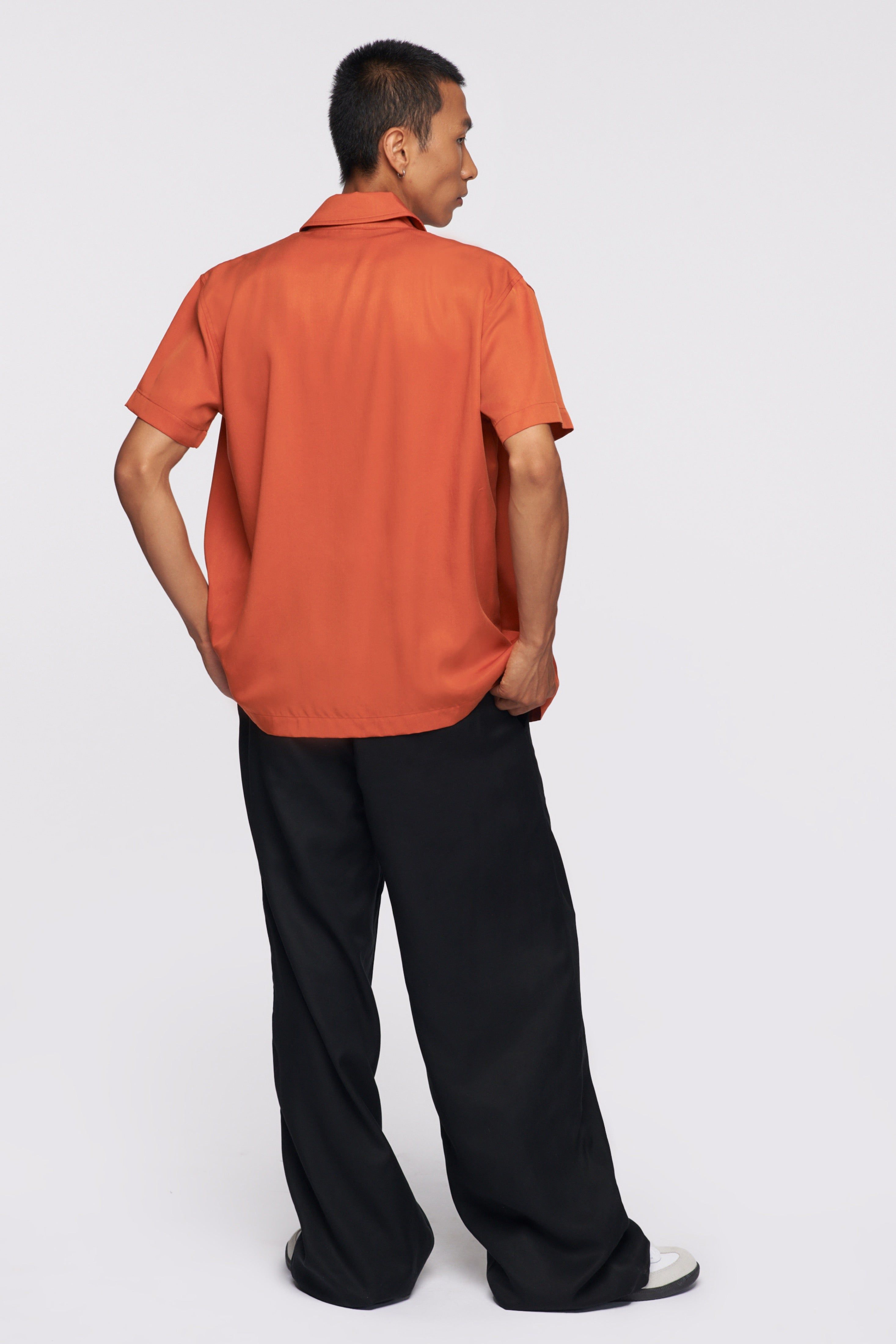 Unisex Wide Pull-On Trouser in Black sold by Kotn product image thumbnail 5