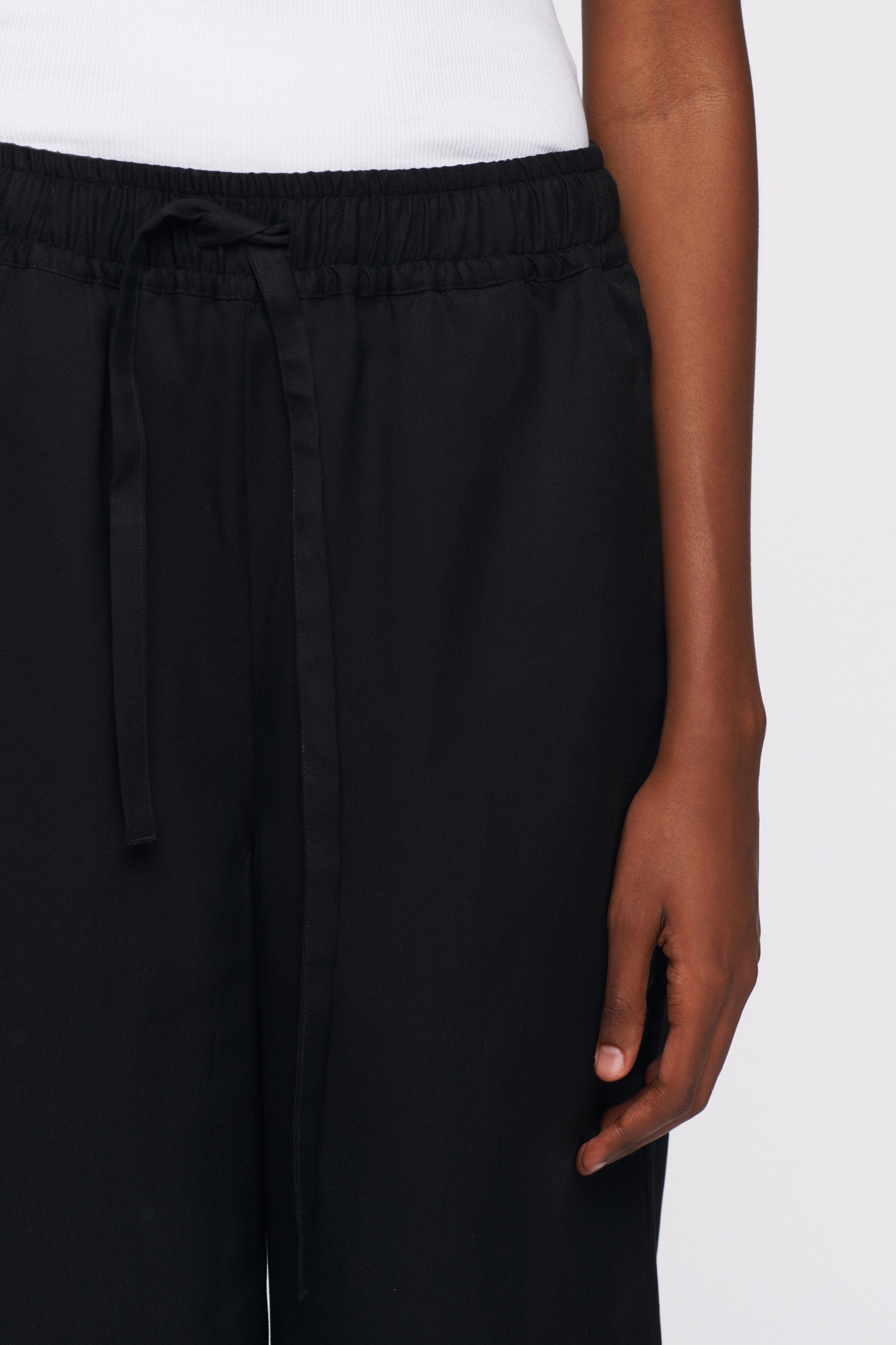 Unisex Wide Pull-On Trouser in Black sold by Kotn product image thumbnail 6