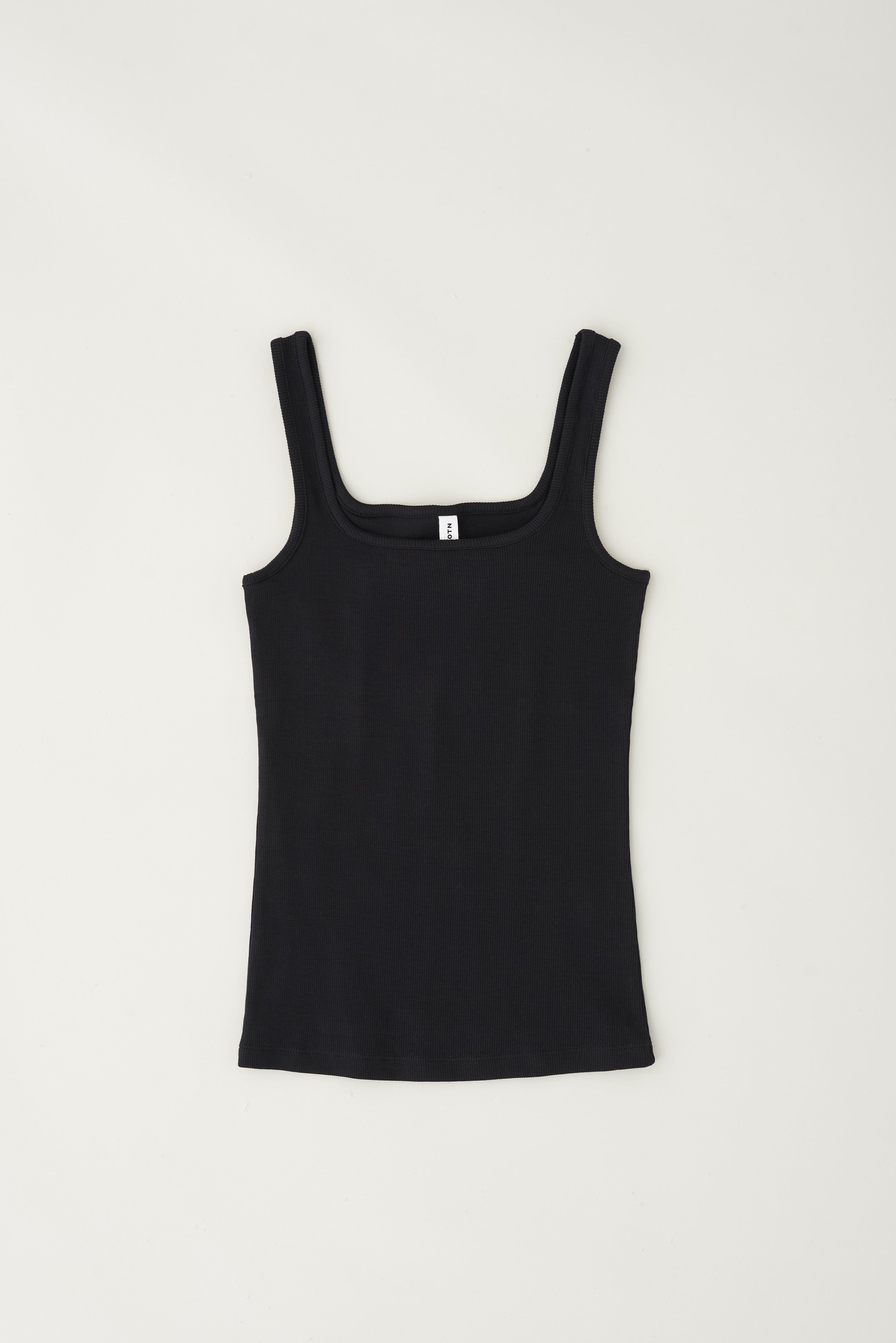 Women's Square Neck Tank in Black sold by Kotn product image thumbnail 5