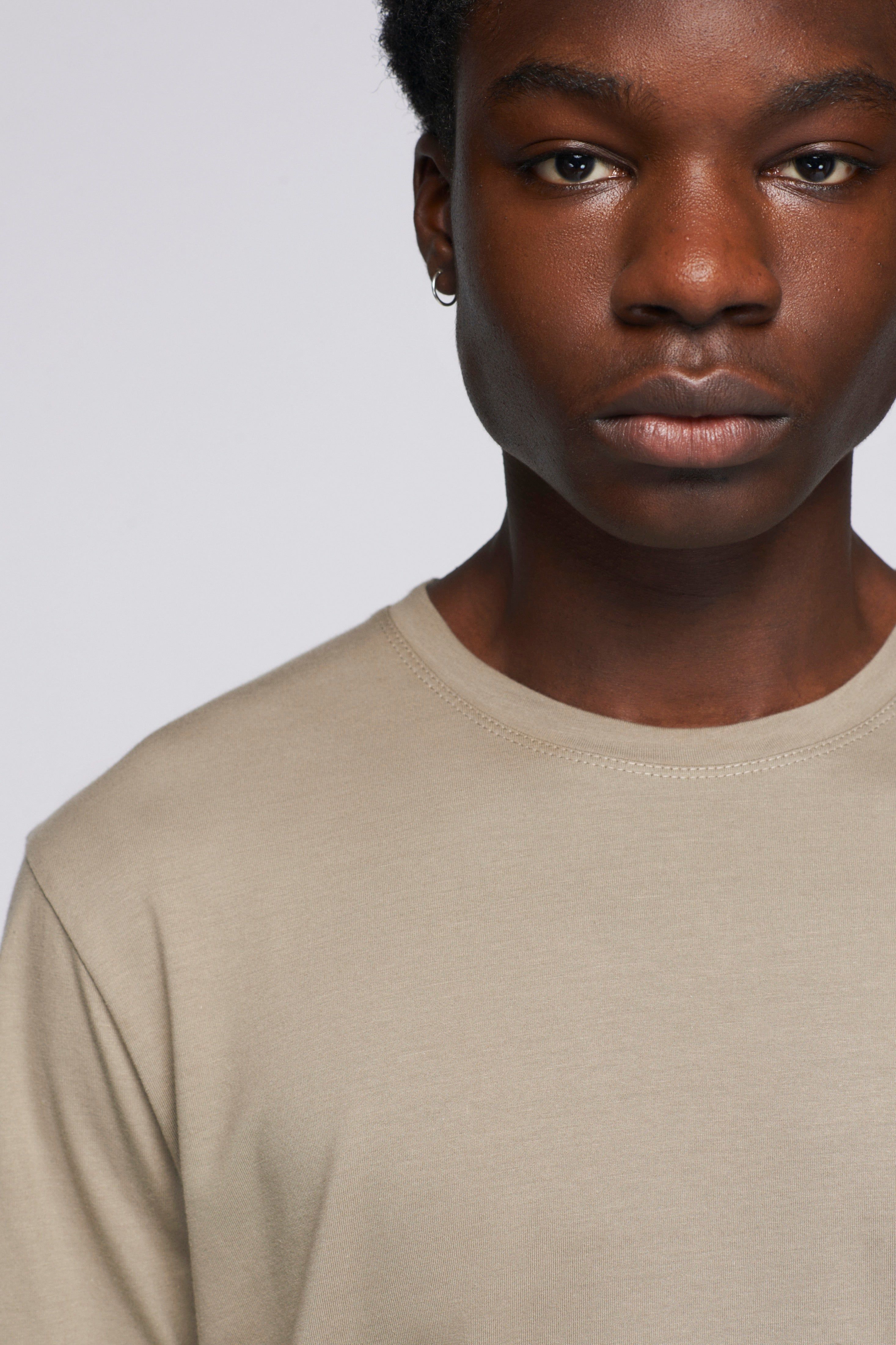 Men's Essential Crew in Porcini sold by Kotn product image thumbnail 4