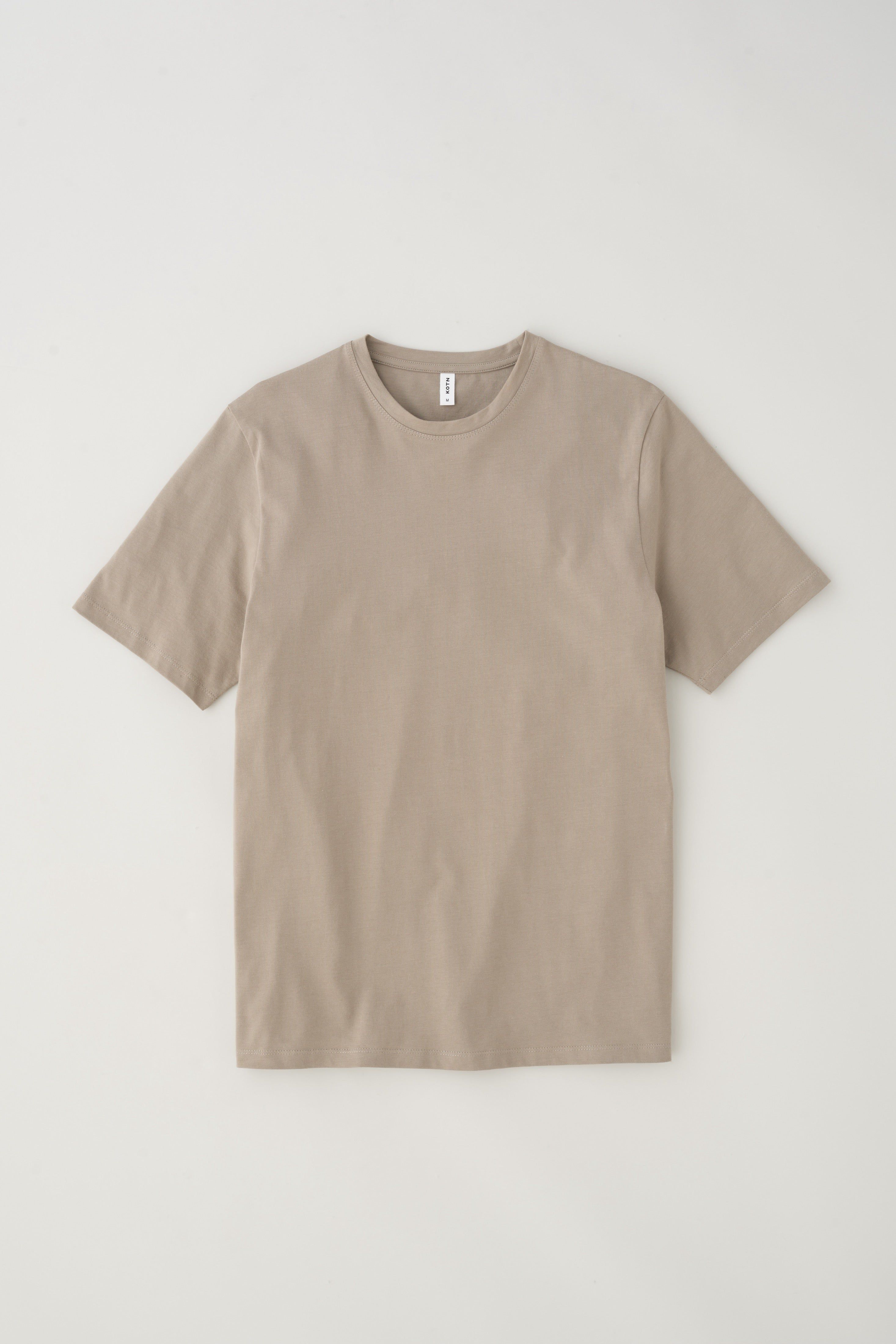 Men's Essential Crew in Porcini sold by Kotn product image thumbnail 5