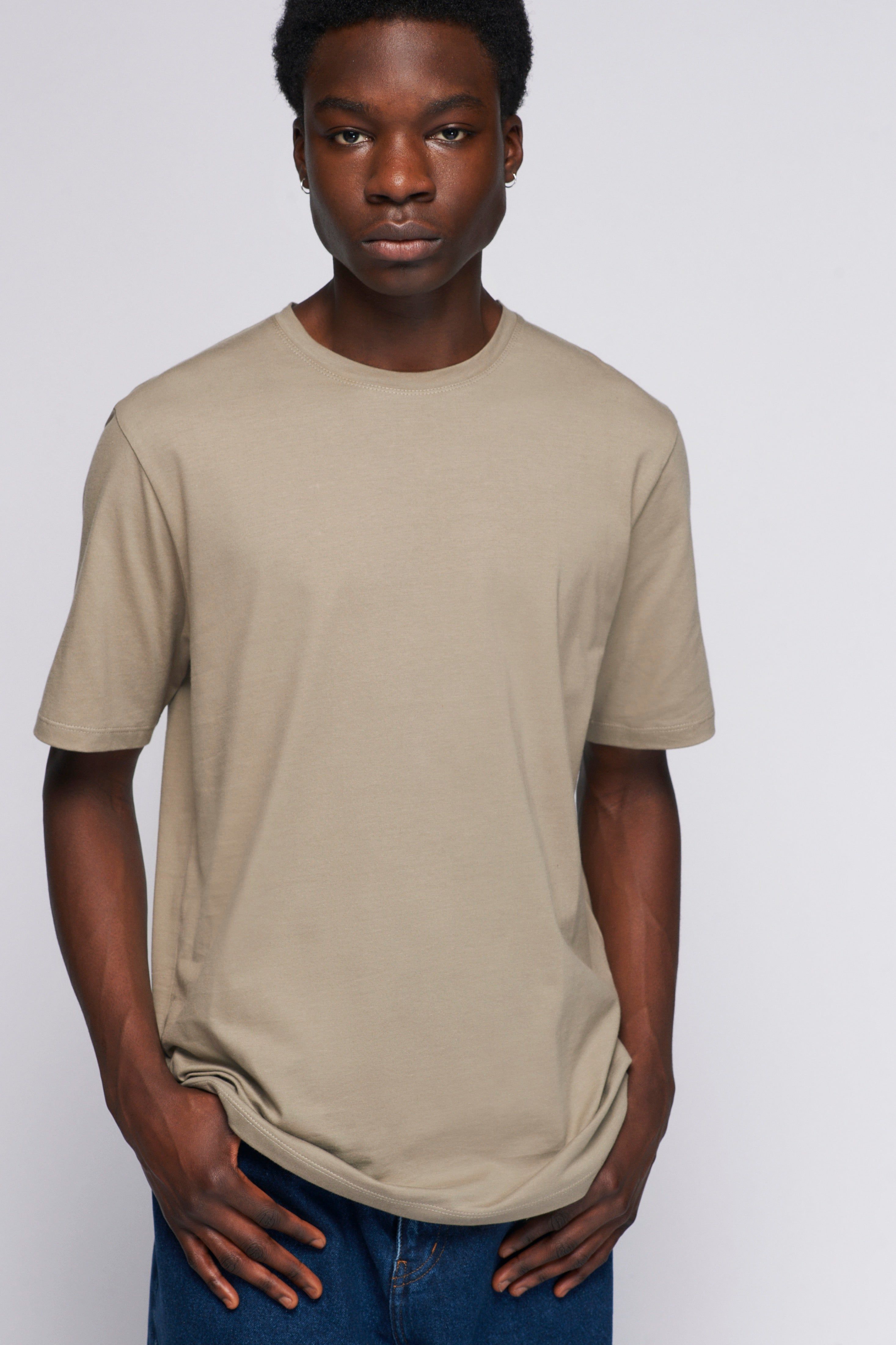 Men's Essential Crew in Porcini sold by Kotn product image thumbnail 2