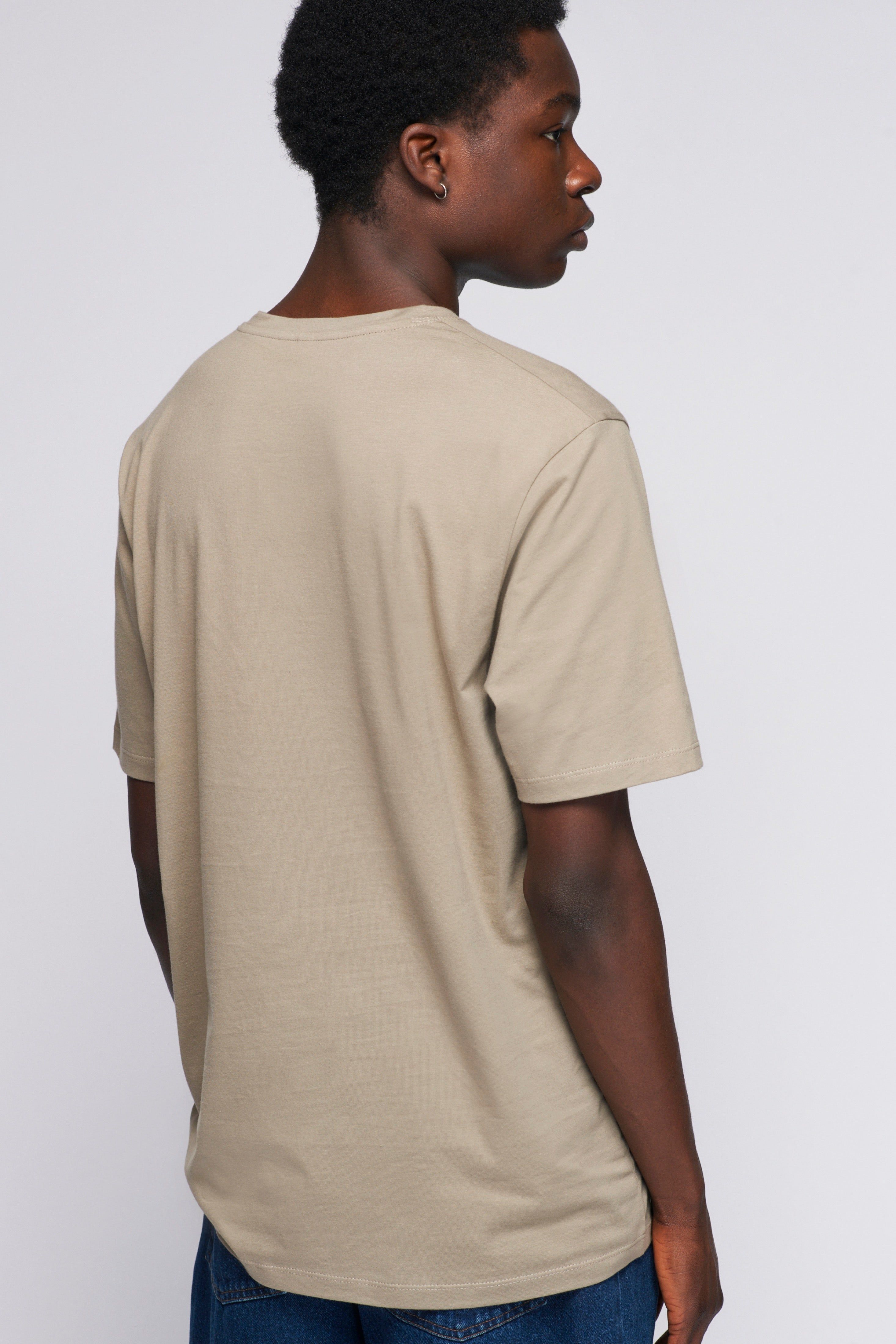 Men's Essential Crew in Porcini sold by Kotn product image thumbnail 3