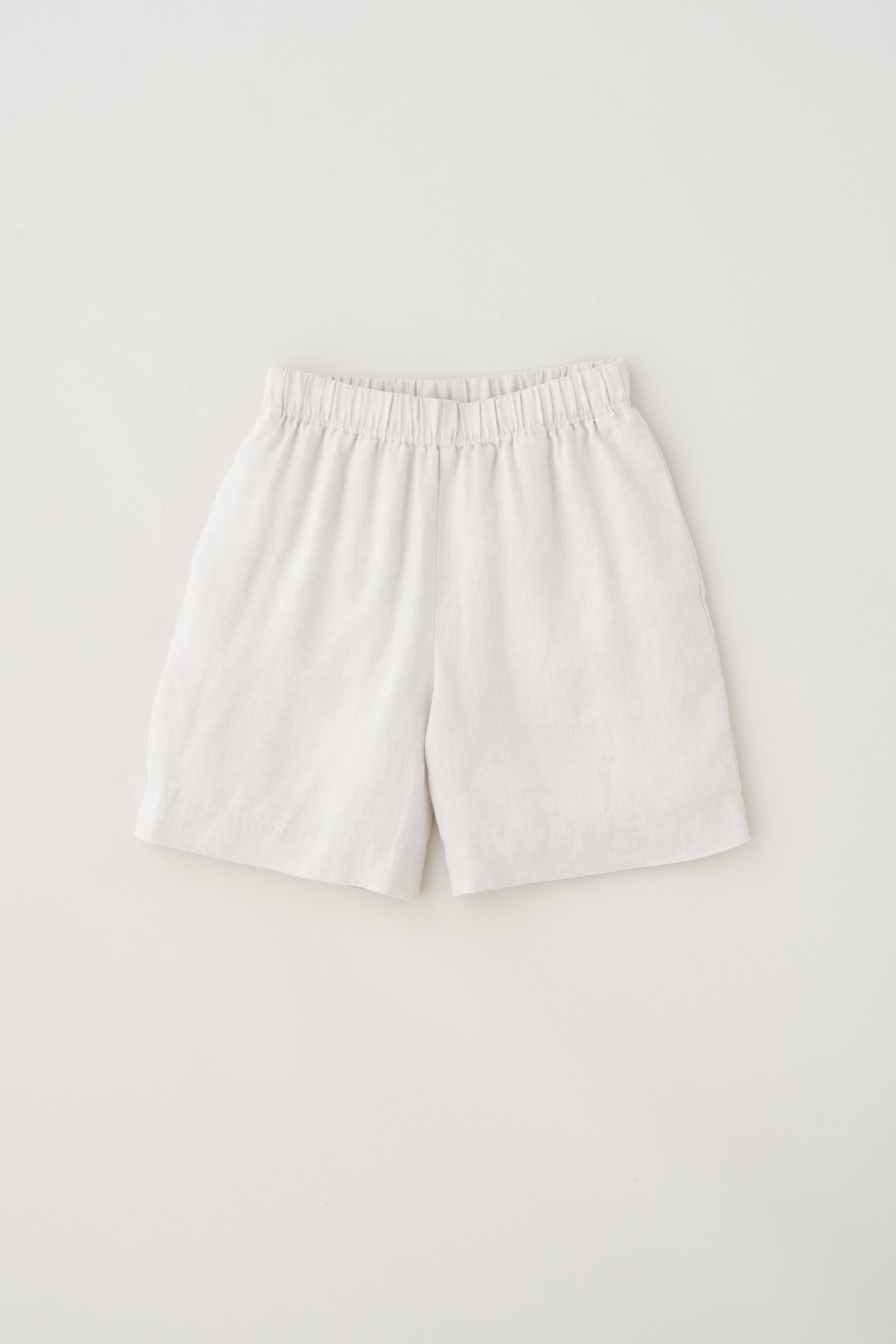 Unisex Cairo Linen Short in Natural sold by Kotn product image thumbnail 9