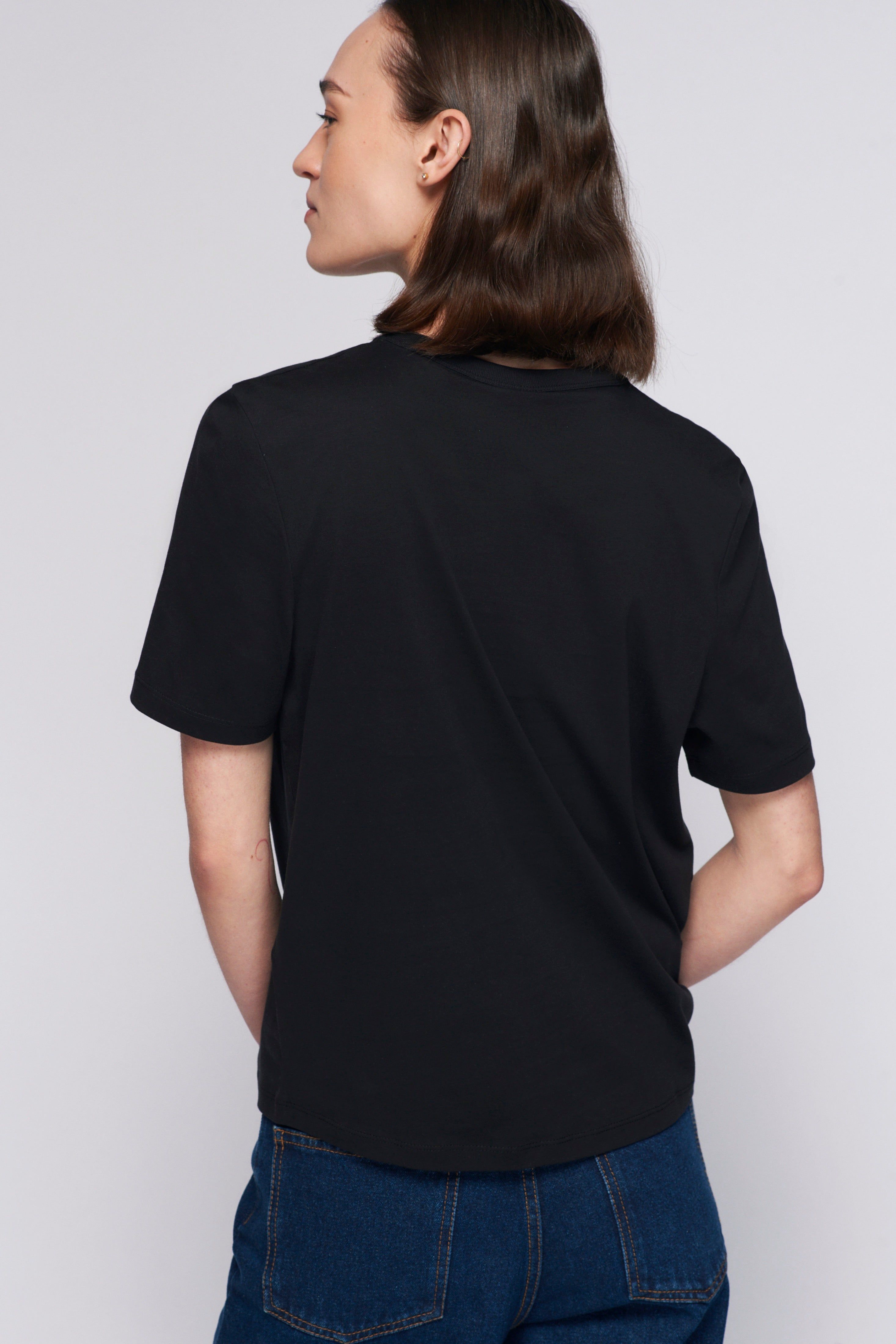 Women's Easy Crew in Black sold by Kotn product image thumbnail 3