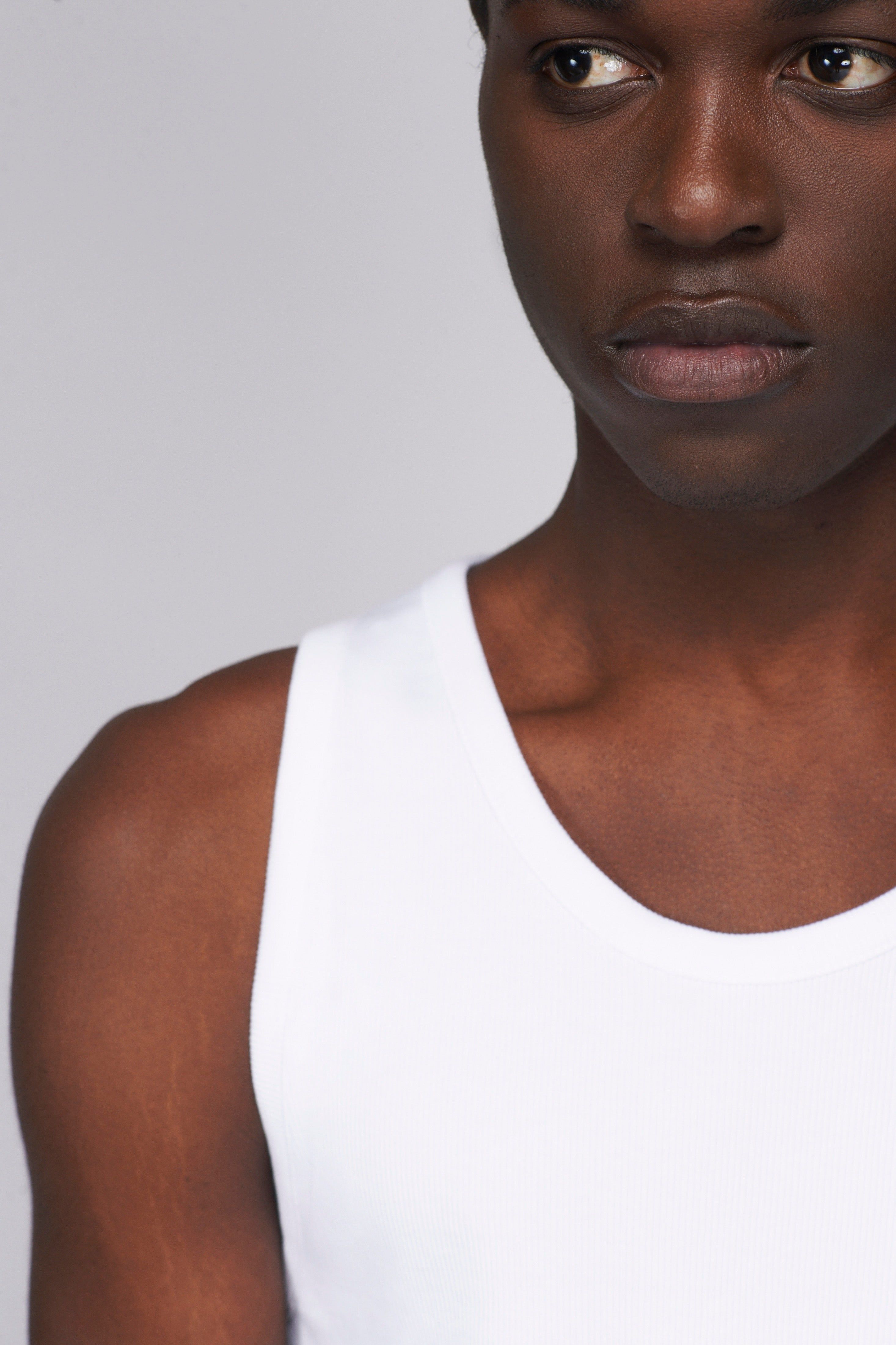 Men's Rib Tank in White sold by Kotn product image thumbnail 4