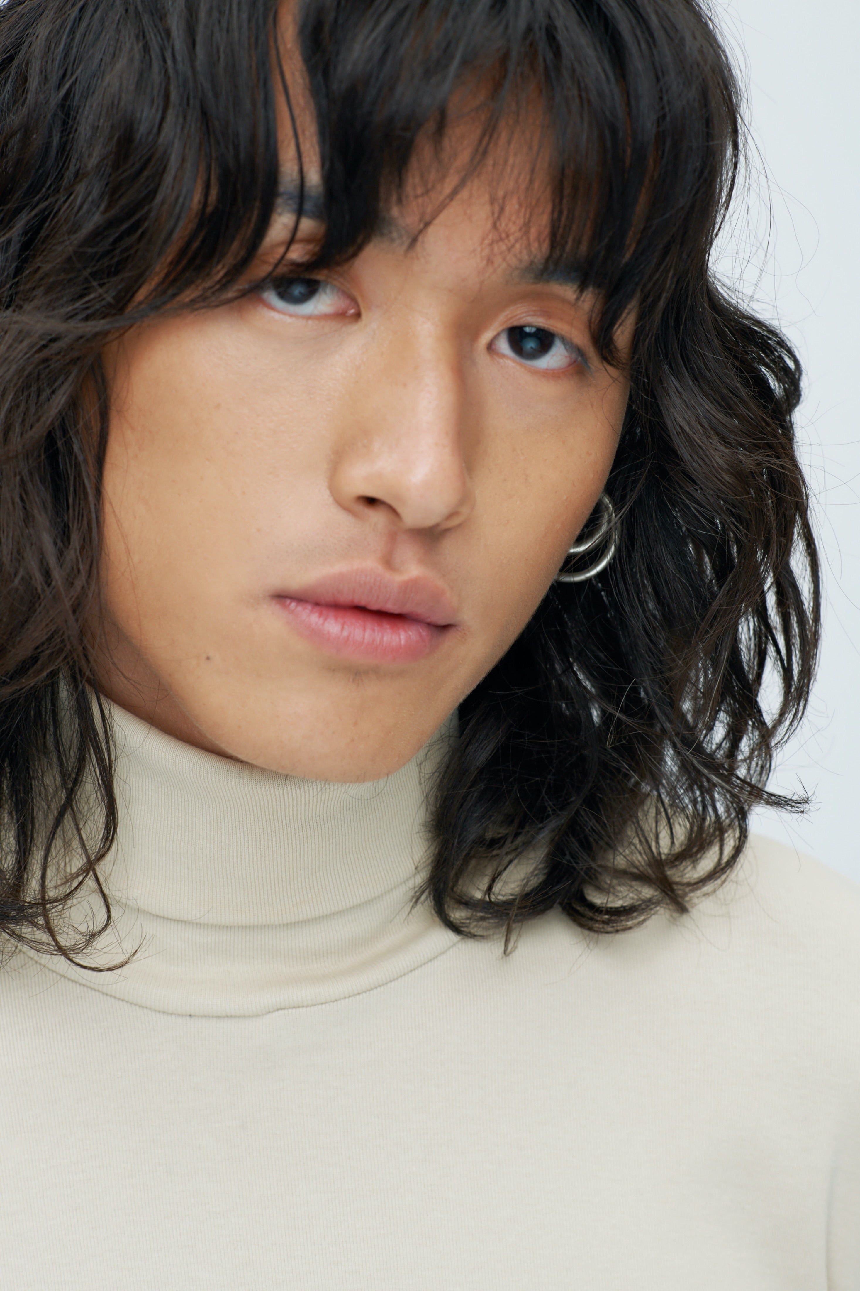 Men's Turtleneck in Moon sold by Kotn product image thumbnail 5