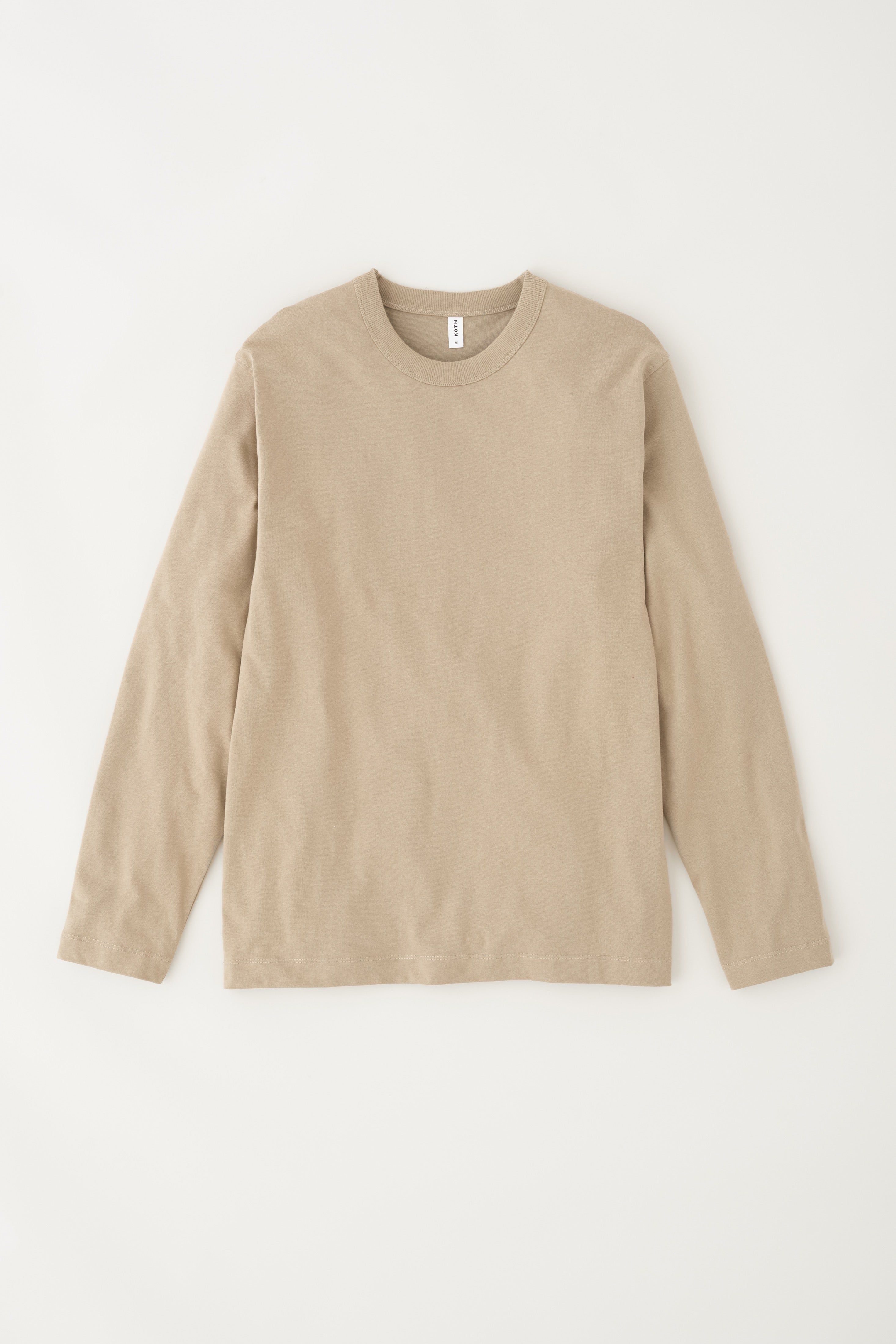Men's Heavyweight Longsleeve 2.0 in Porcini sold by Kotn product image thumbnail 5