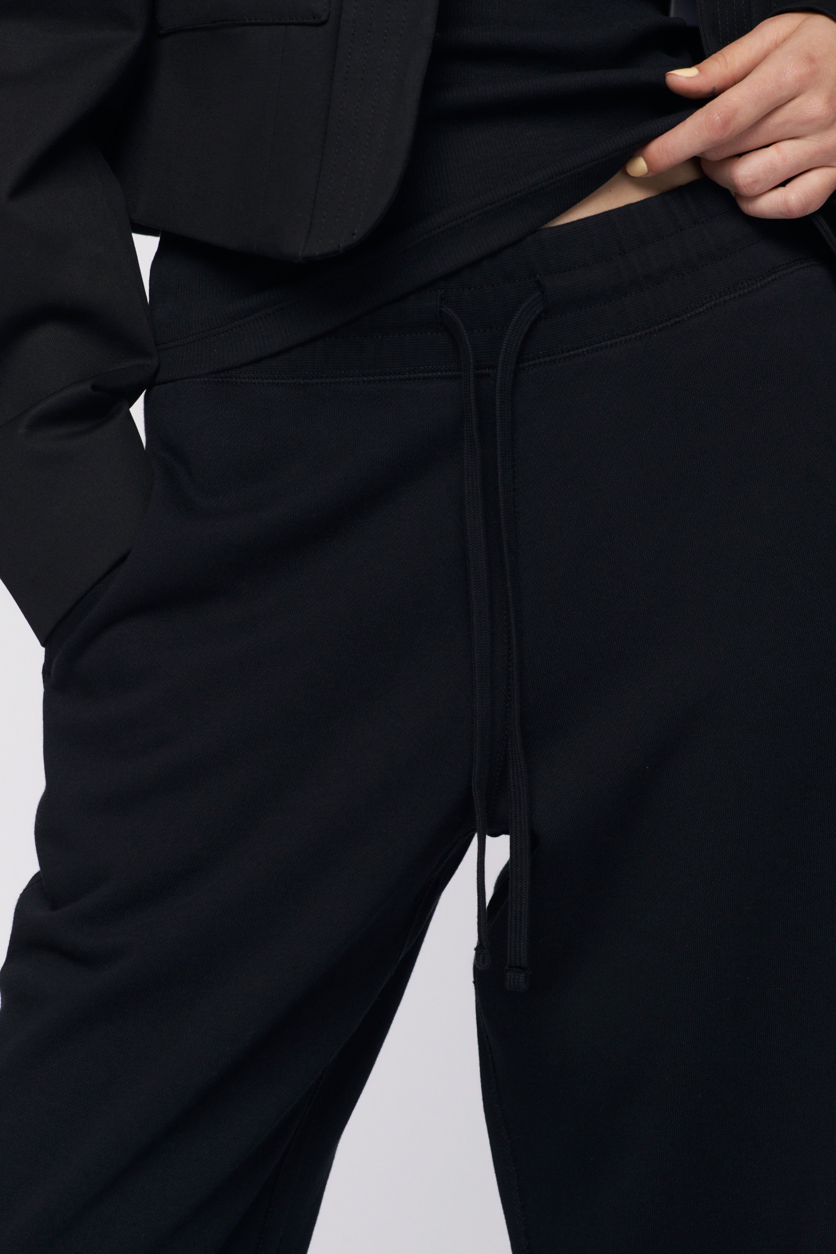 Women's Wide Leg Sweatpant in Black sold by Kotn product image thumbnail 3