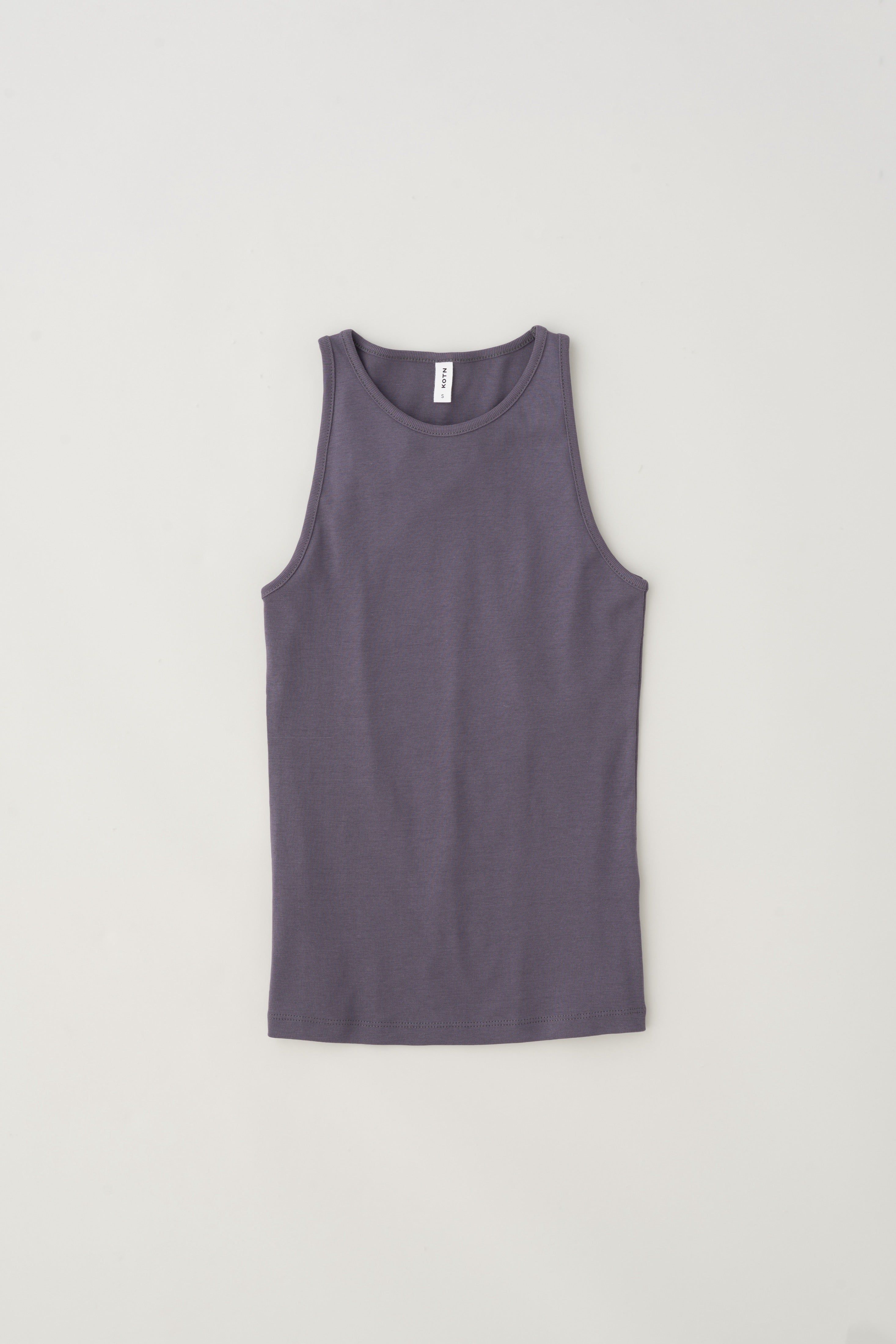 Women's High Neck Tank in Iron sold by Kotn product image thumbnail 5