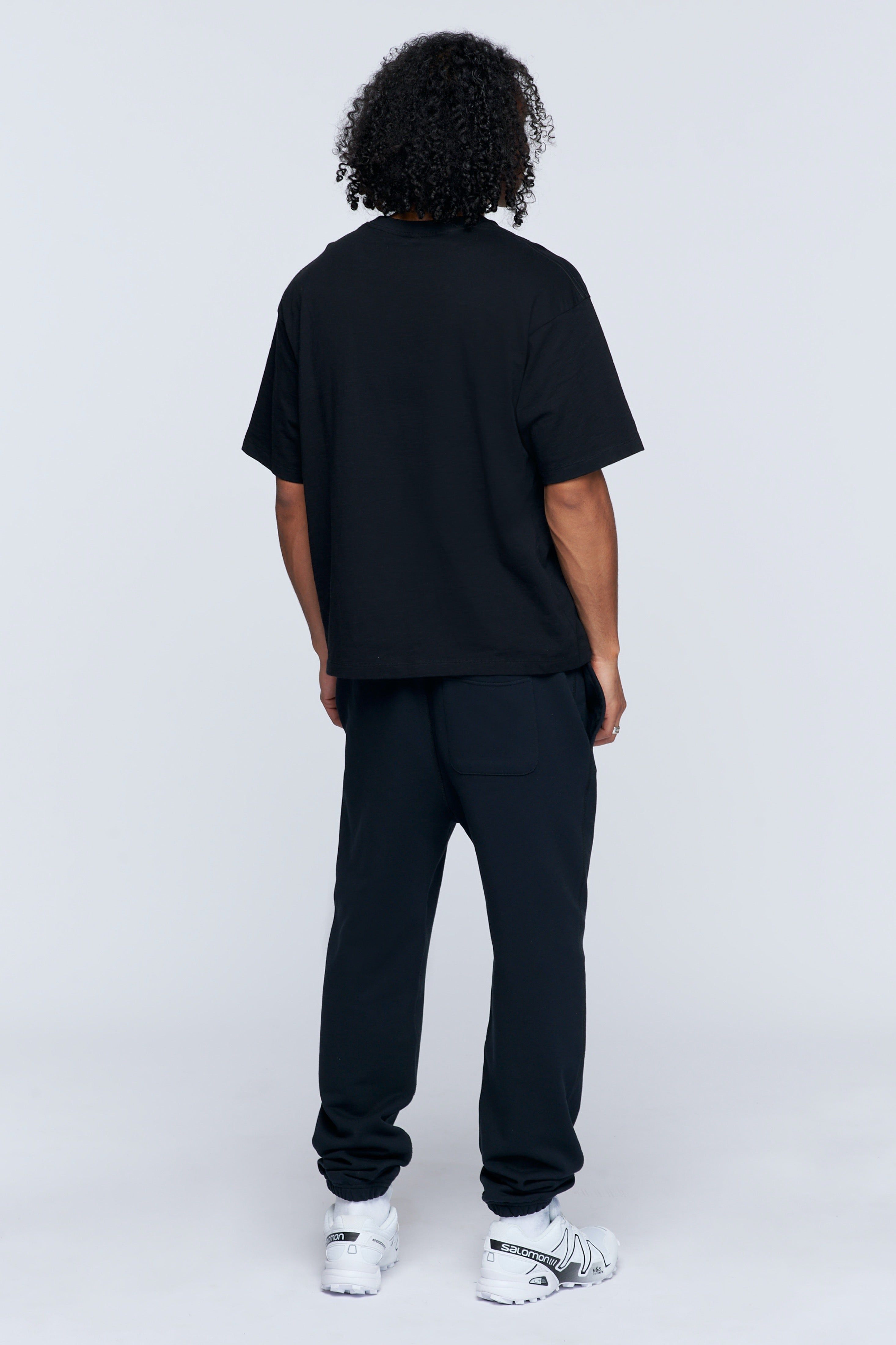 Men's Terry Sweatpants in Black sold by Kotn product image thumbnail 3