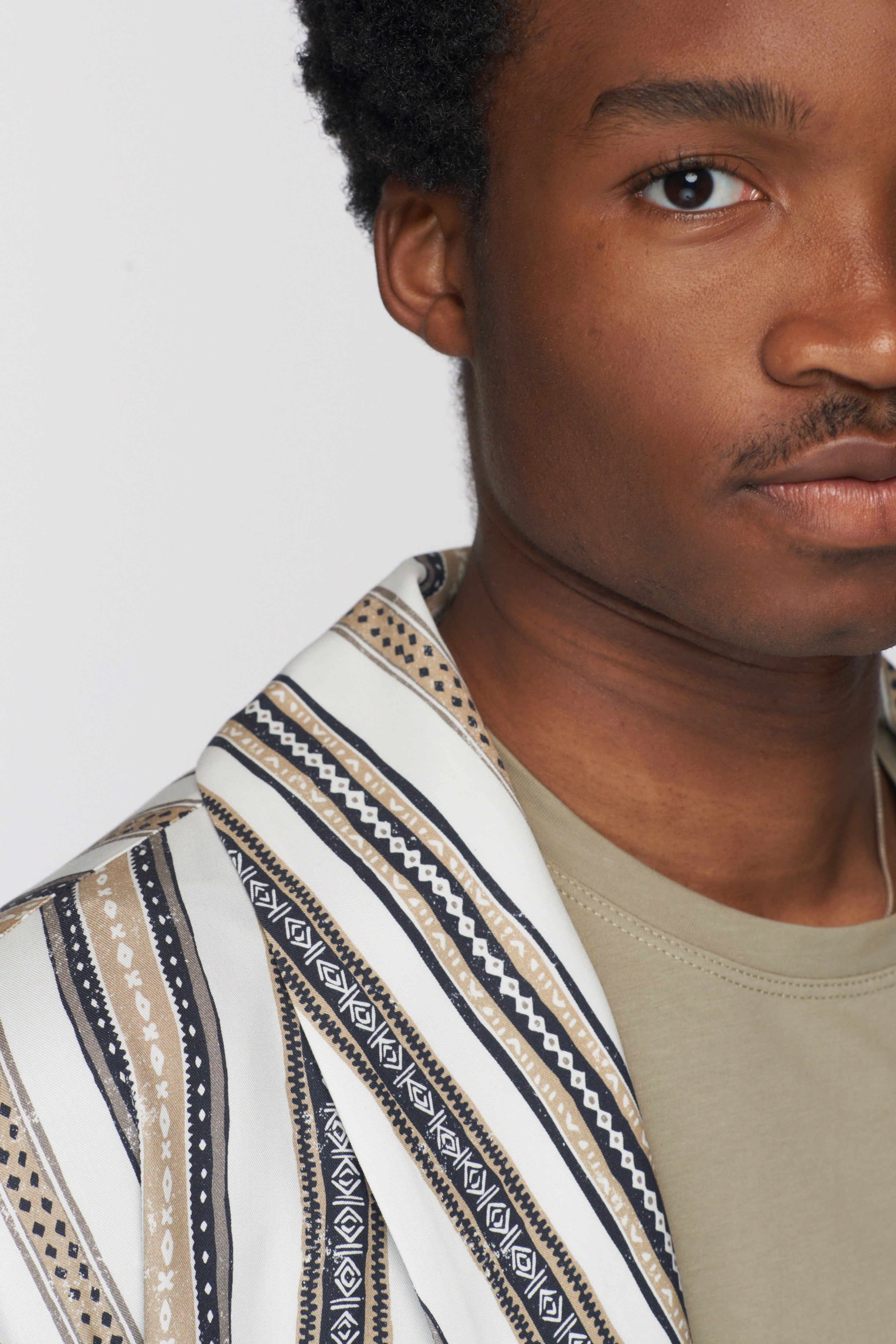 Unisex Robe in Algerian Stripe sold by Kotn product image thumbnail 7