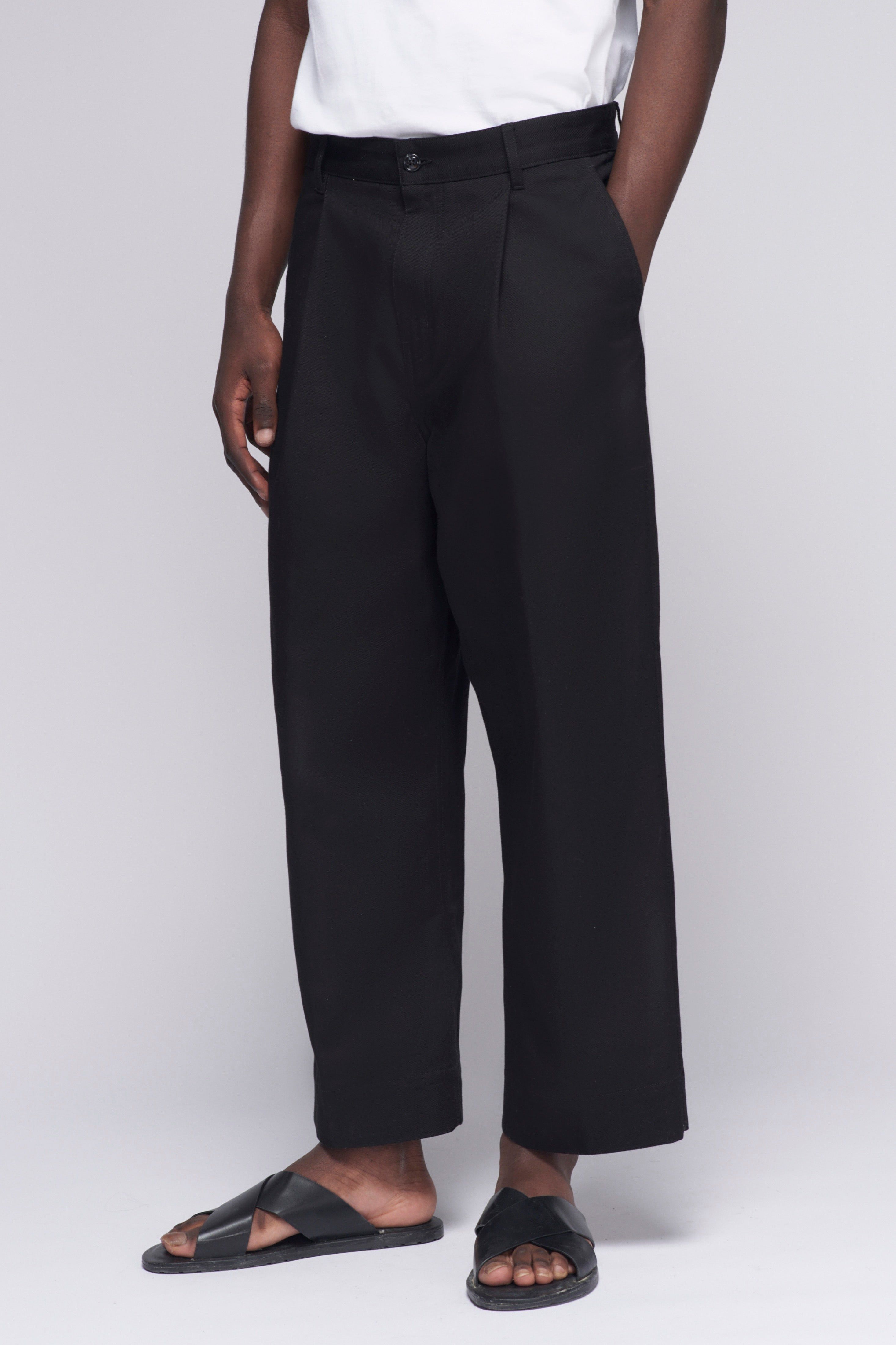 Men's Nilus Trouser in Black sold by Kotn product image thumbnail 3