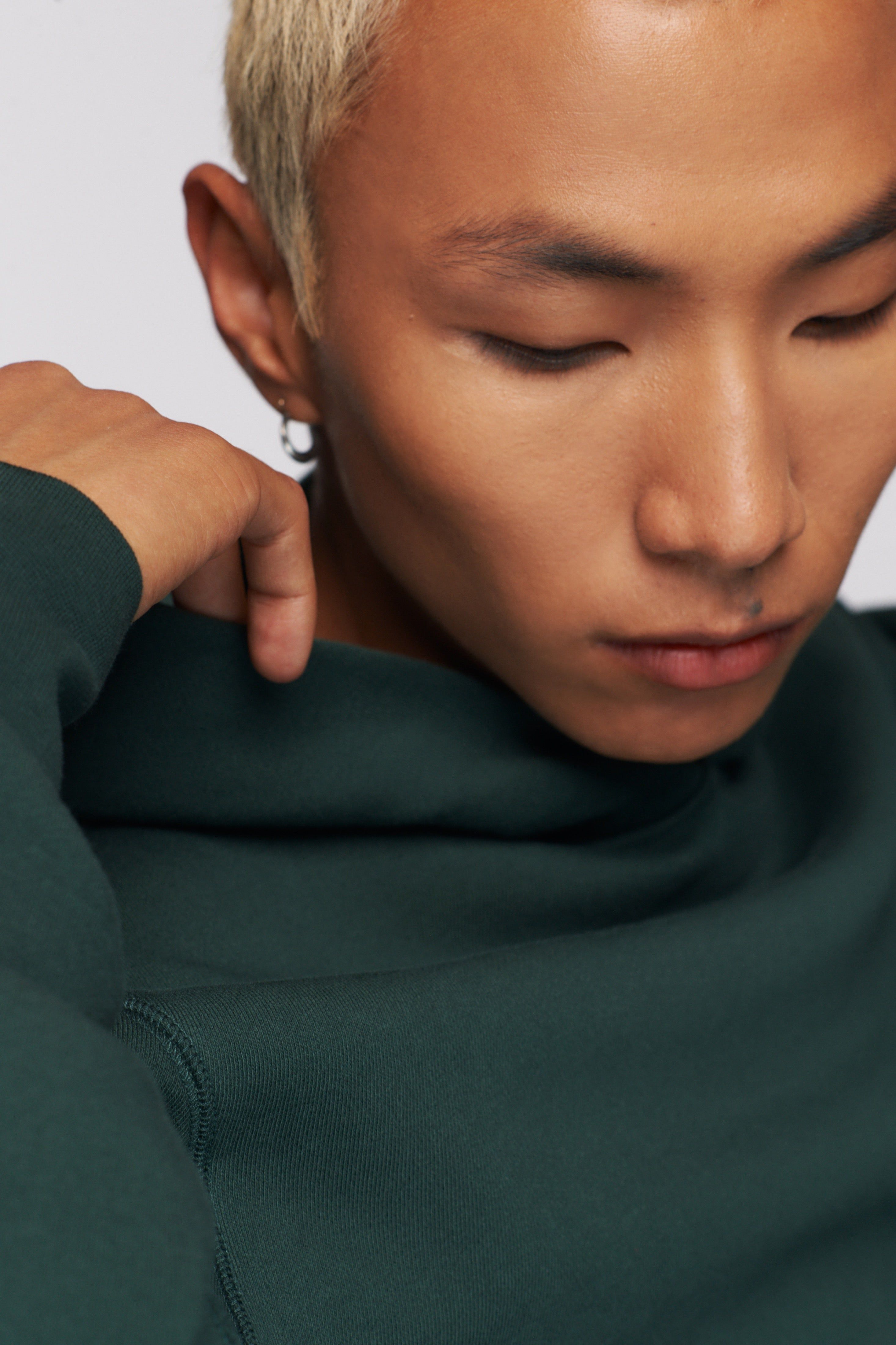 Unisex Essential Hoodie in Racing Green sold by Kotn product image thumbnail 4