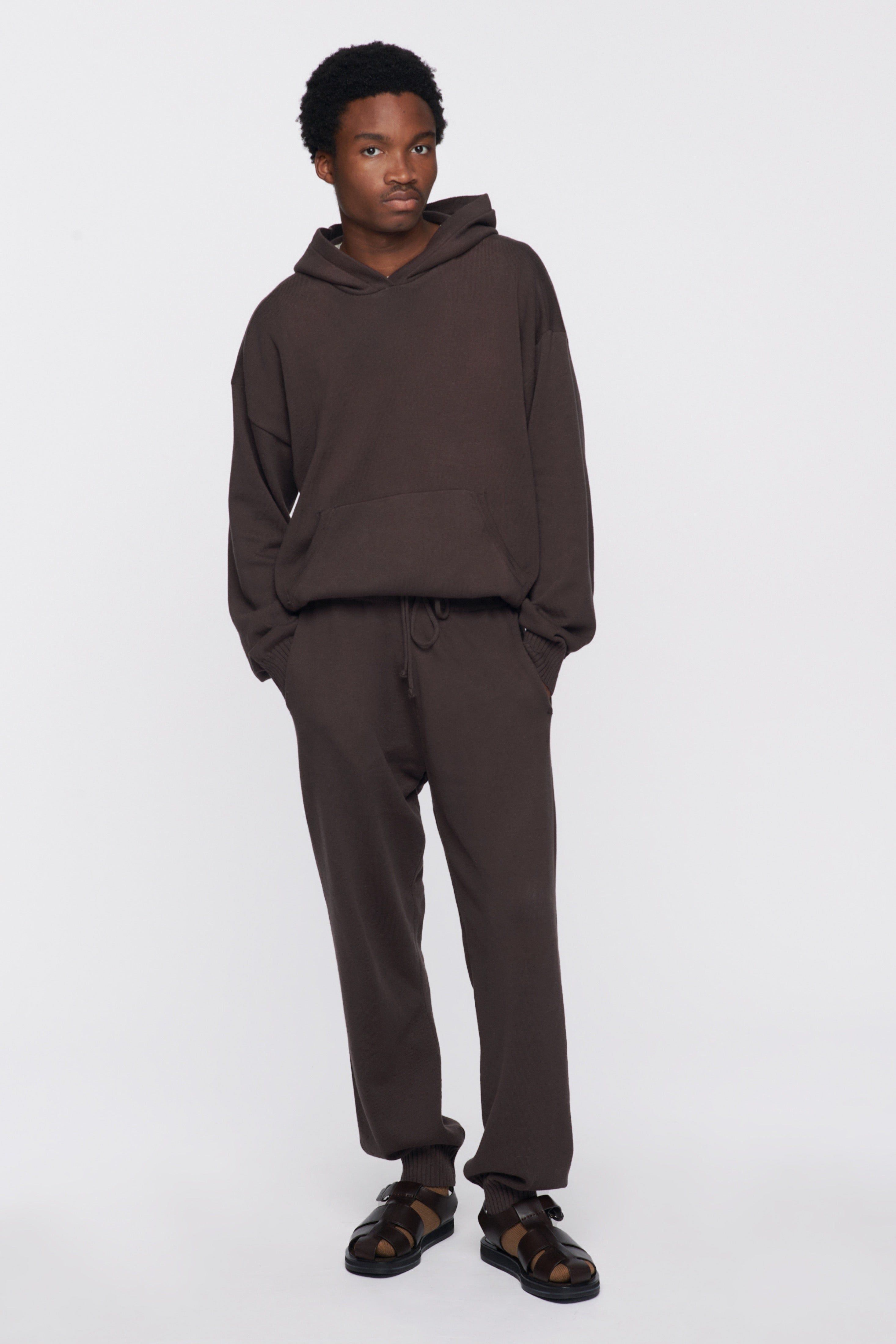 Unisex Fine Knit Pant in Turkish Coffee sold by Kotn product image thumbnail 2