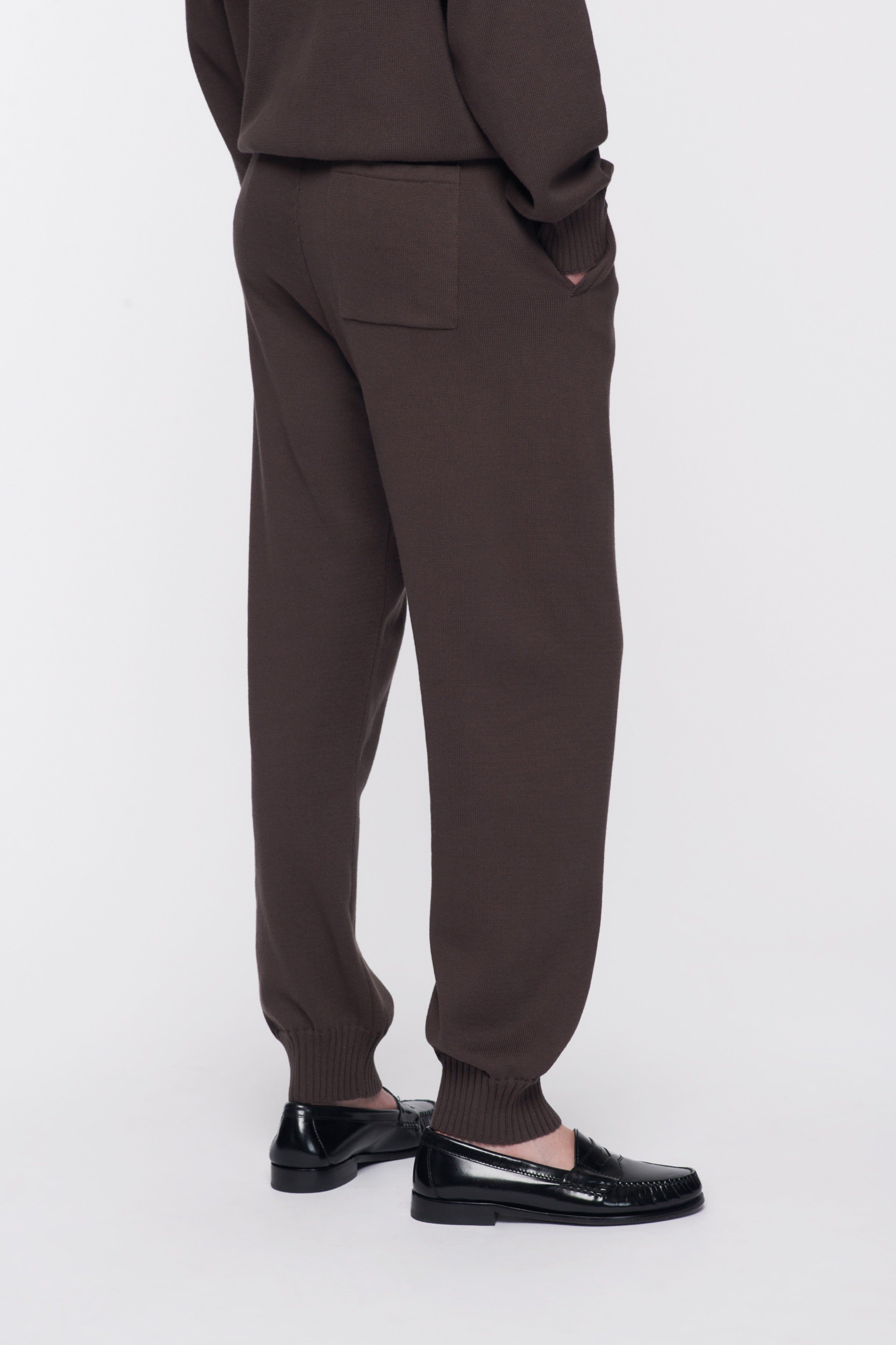 Unisex Fine Knit Pant in Turkish Coffee sold by Kotn product image thumbnail 4
