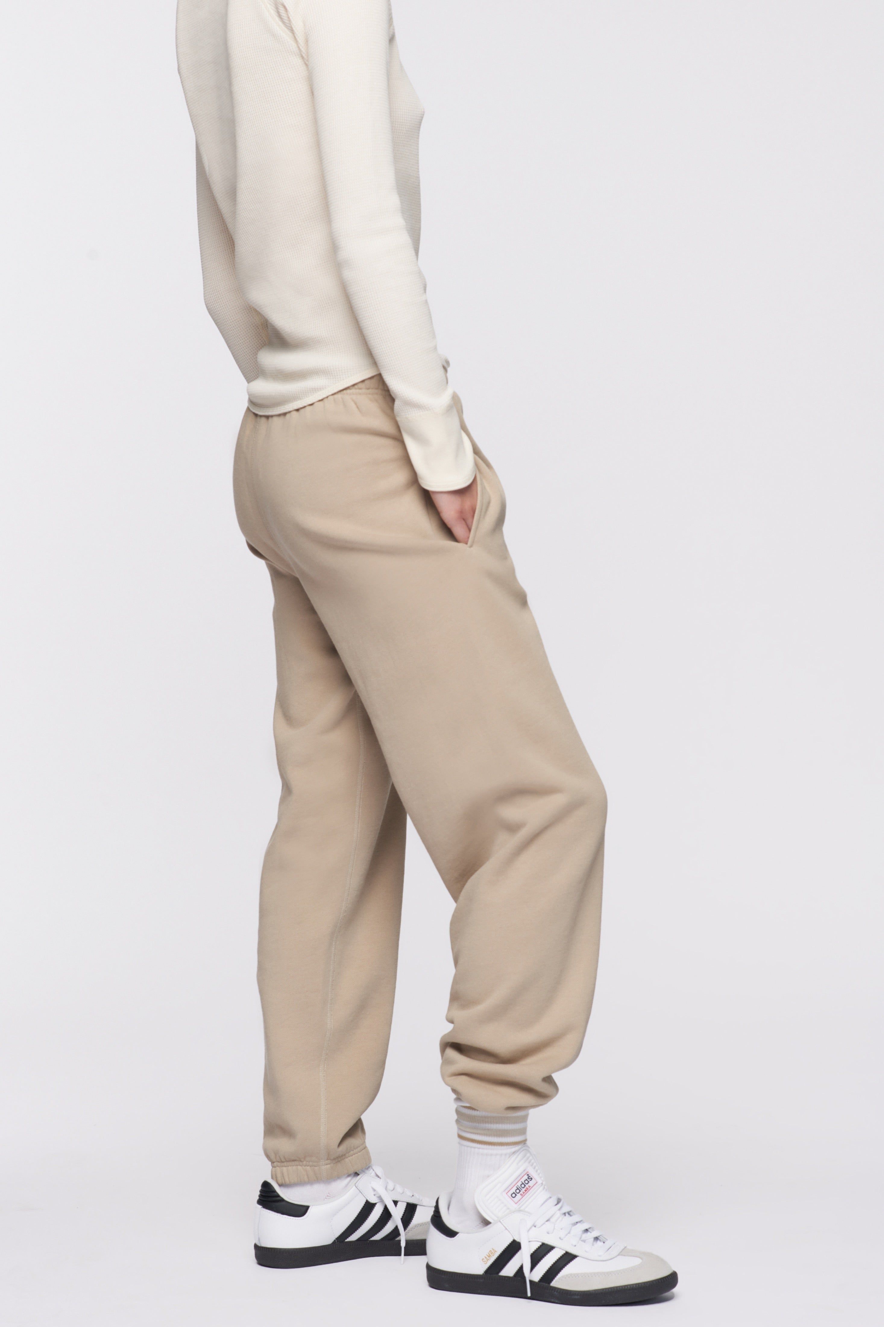 Women's Essential Sweatpant in Light Taupe sold by Kotn product image thumbnail 2