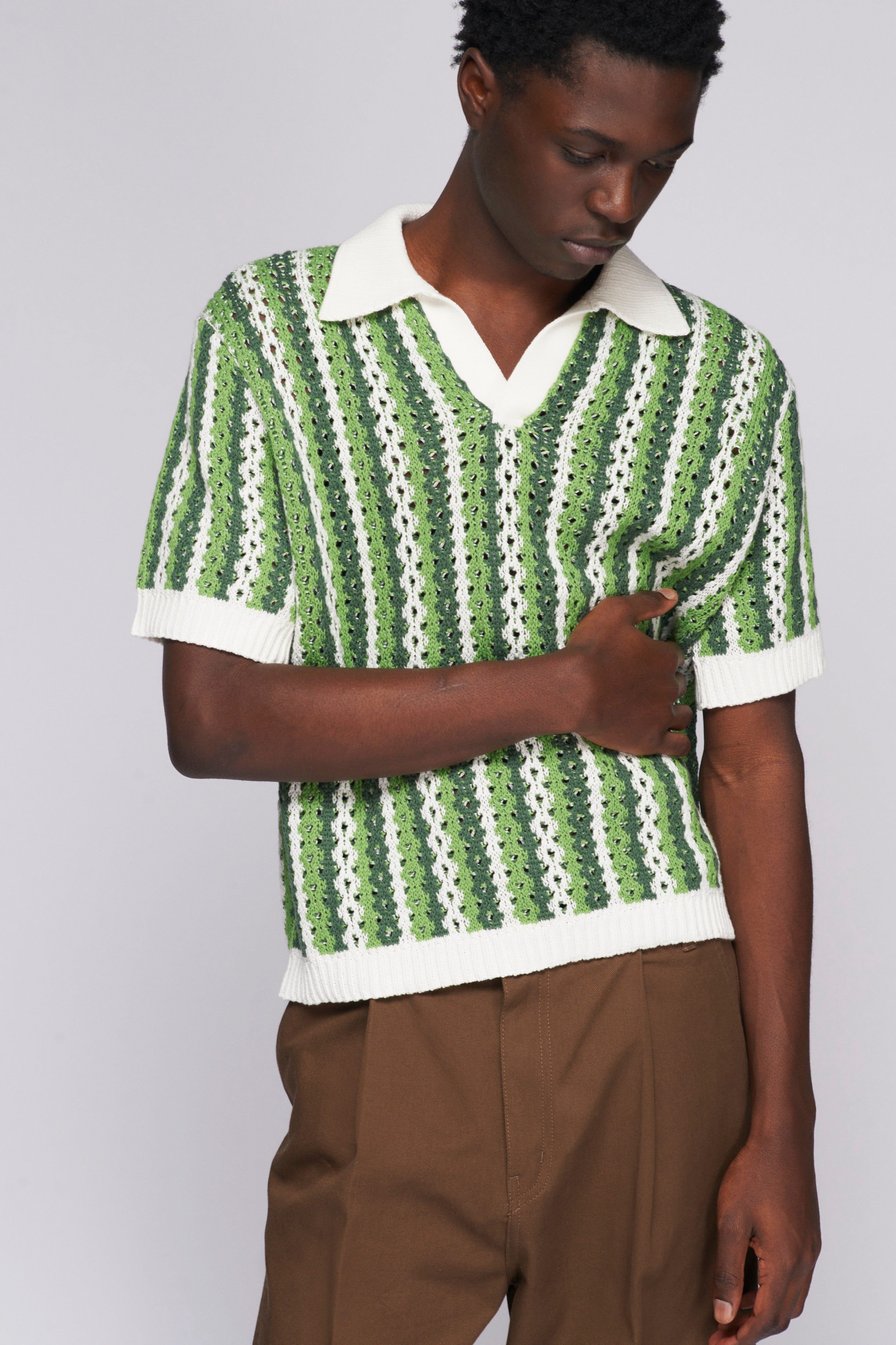 Unisex Groove Shirt in Apple Mix sold by Kotn product image thumbnail 4