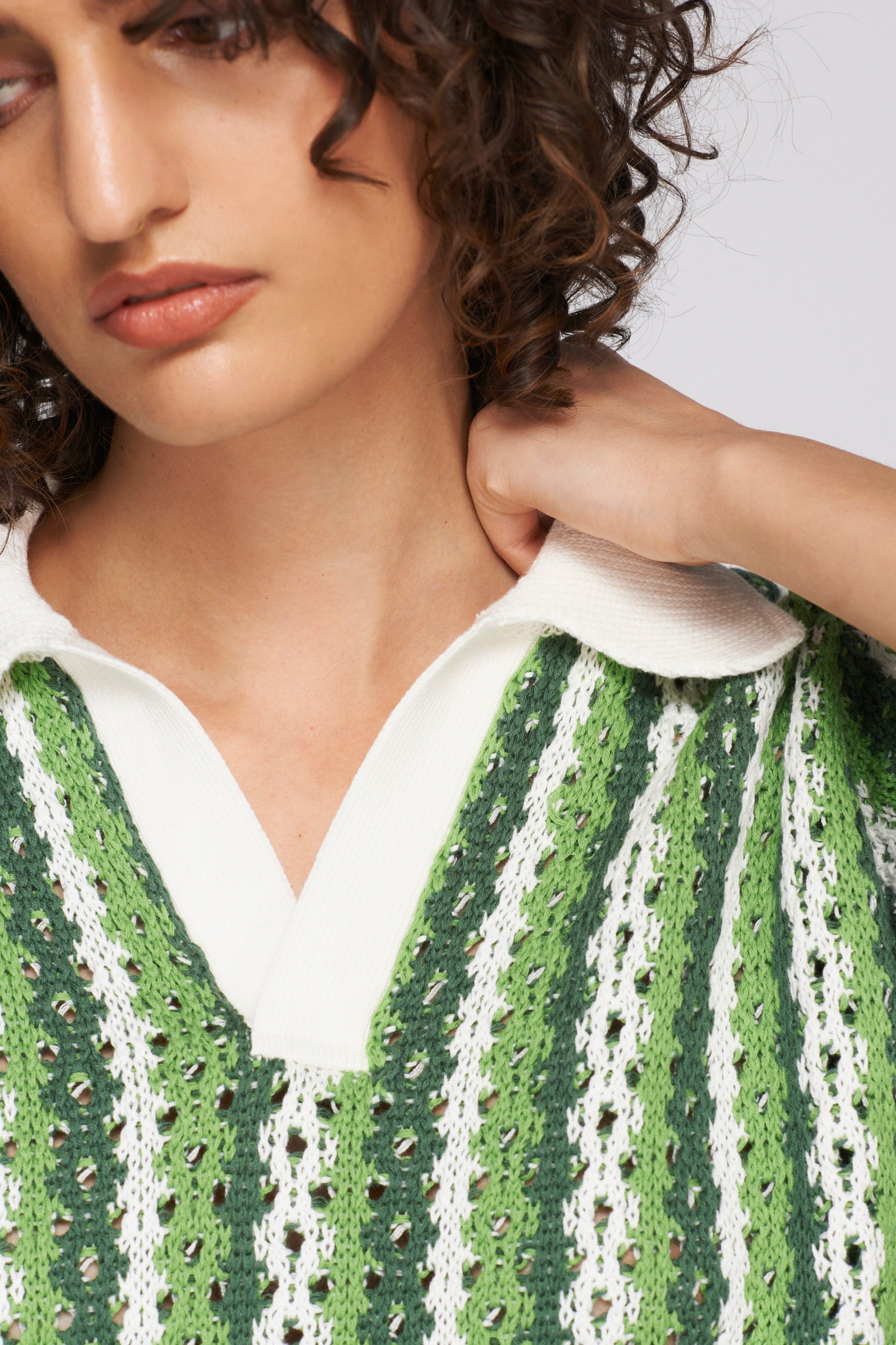 Unisex Groove Shirt in Apple Mix sold by Kotn product image thumbnail 7