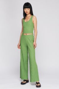 Women's Rib Crop Tank in Faded Apple sold by Kotn
