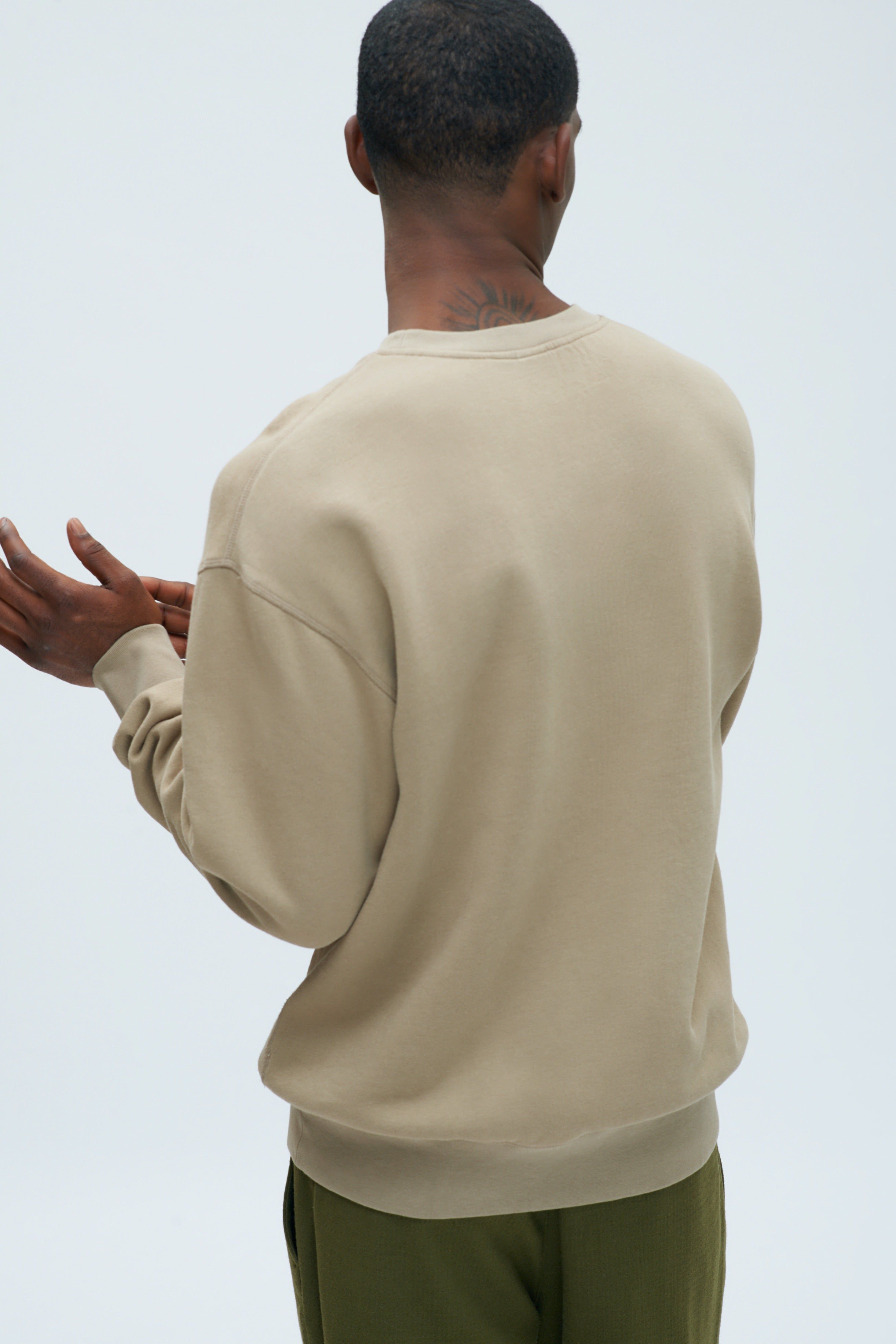 Men's Essential Sweatshirt in Coriander sold by Kotn product image thumbnail 4