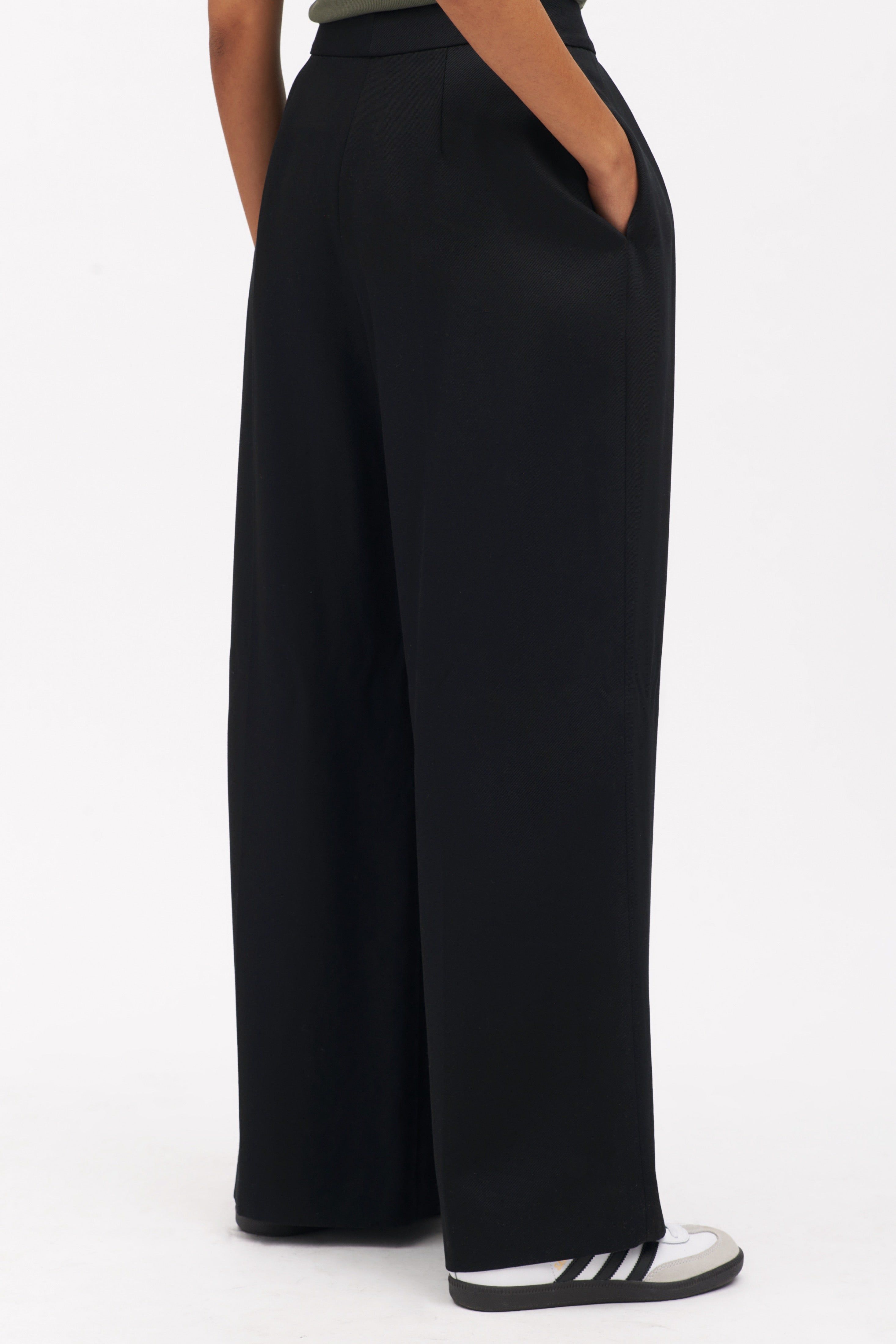 Women's Plaza Trouser in Black sold by Kotn product image thumbnail 3