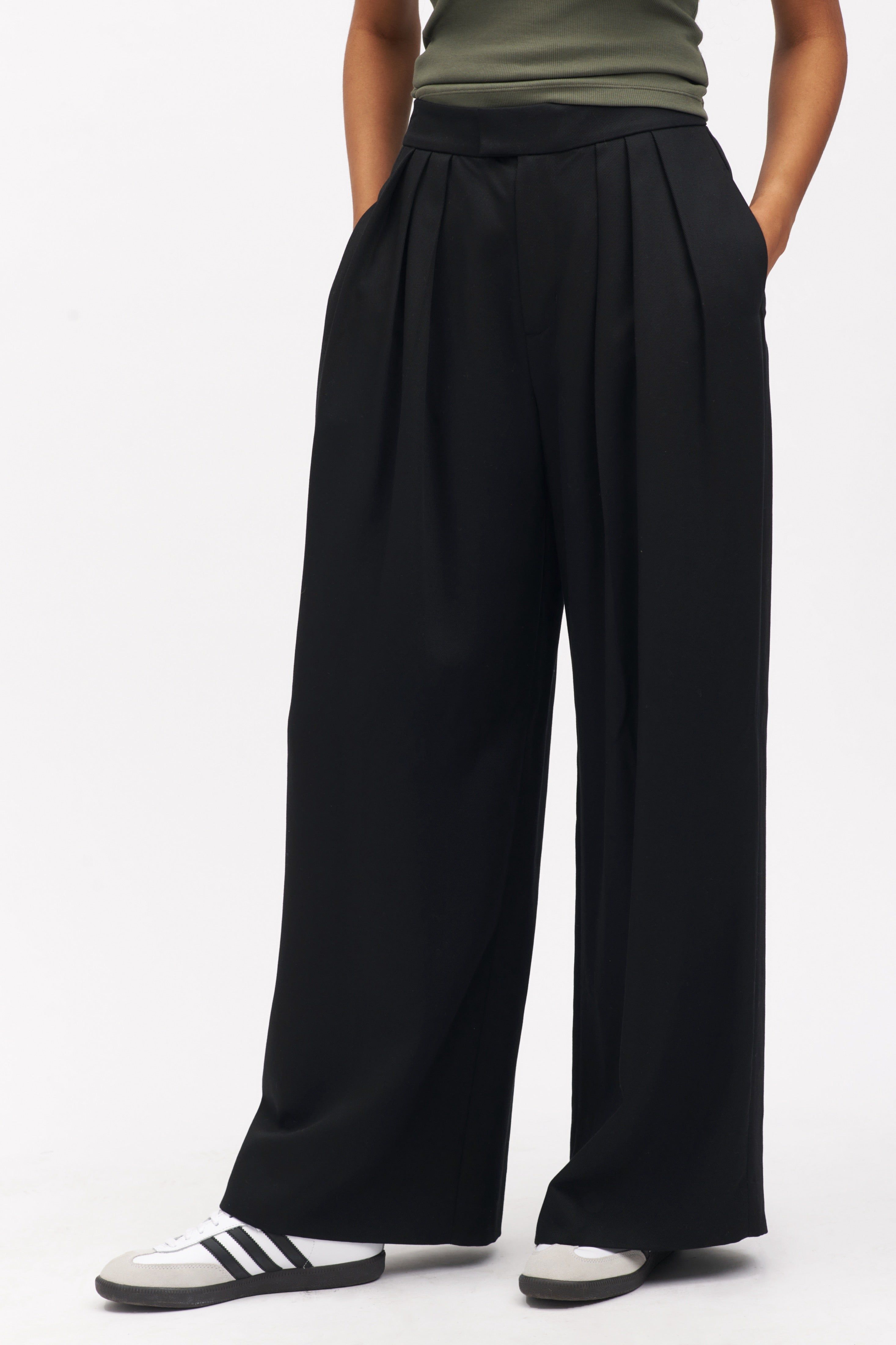 Women's Plaza Trouser in Black sold by Kotn product image thumbnail 2