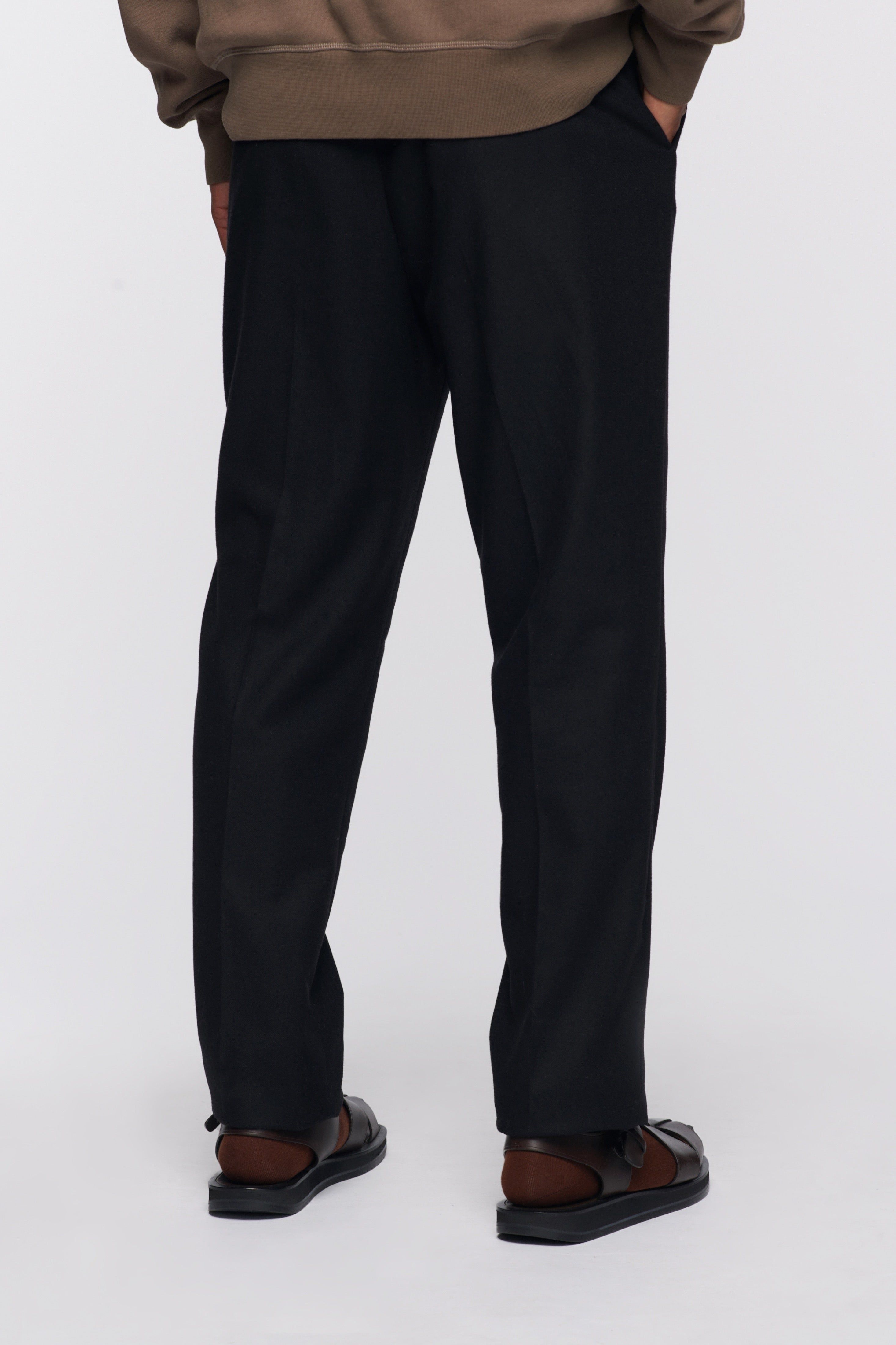 Men's Slim Tailored Trousers in Black sold by Kotn product image thumbnail 3