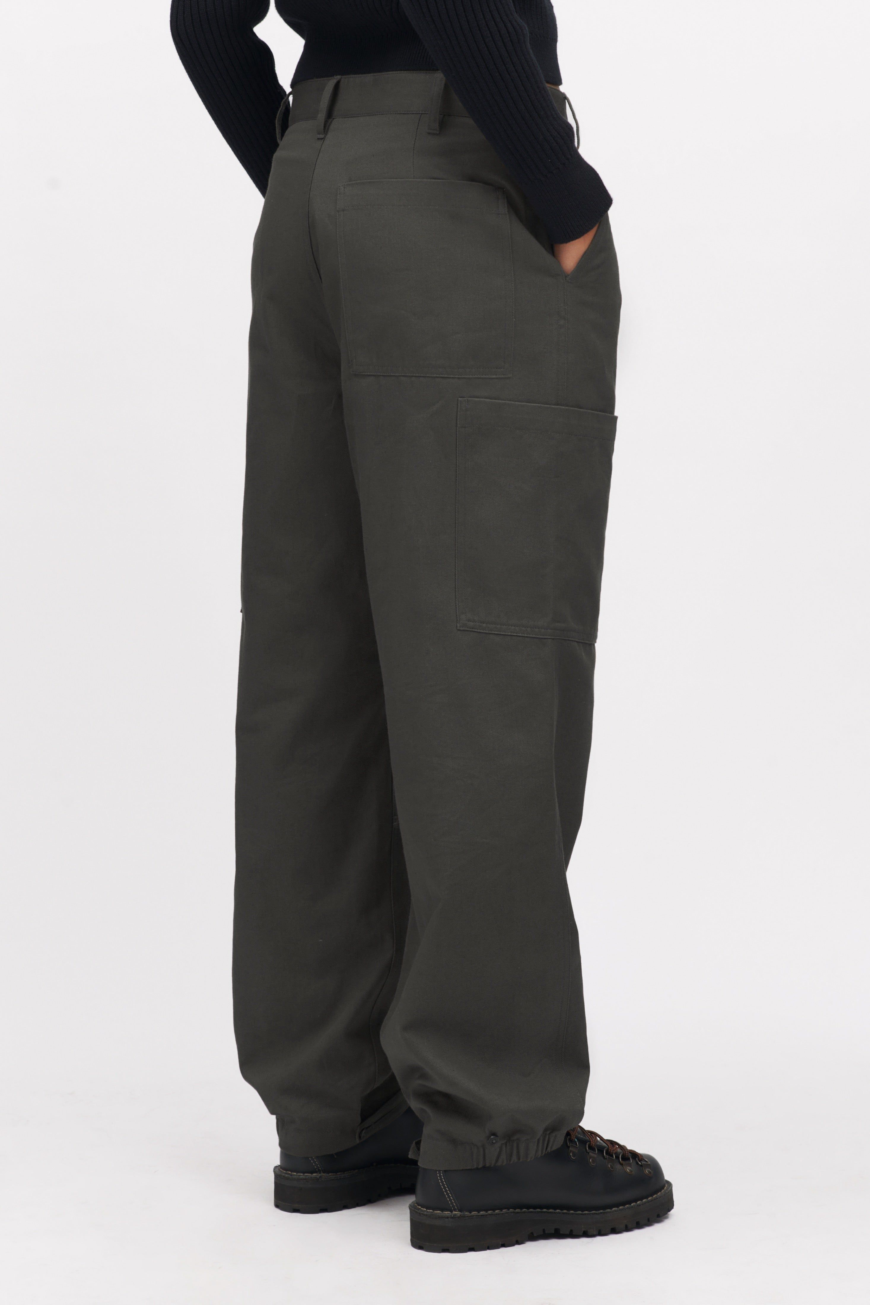 Unisex Cargo Pant in Dark Moss sold by Kotn product image thumbnail 5