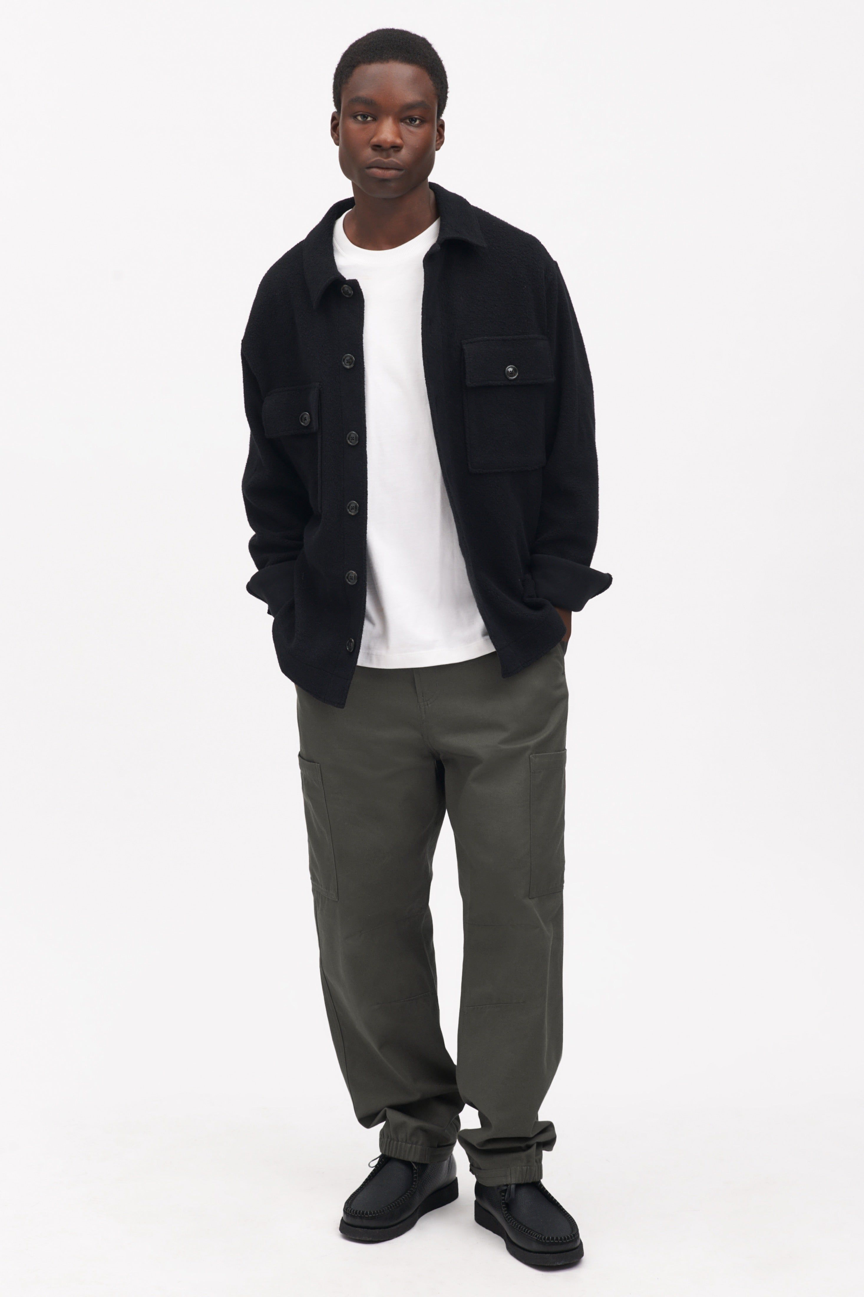 Unisex Cargo Pant in Dark Moss sold by Kotn product image thumbnail 2