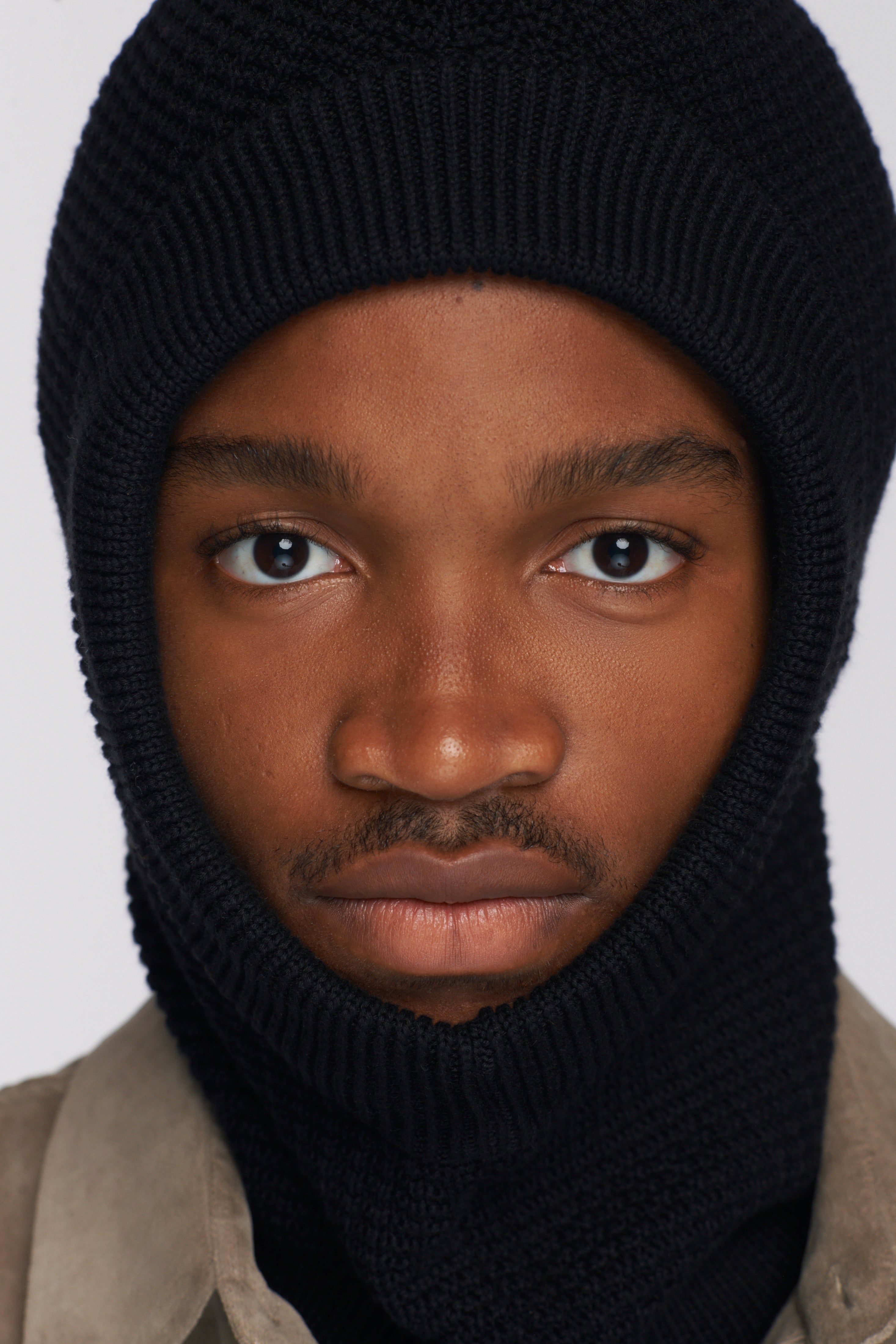 Waffle Knit Balaclava in Black sold by Kotn product image thumbnail 2