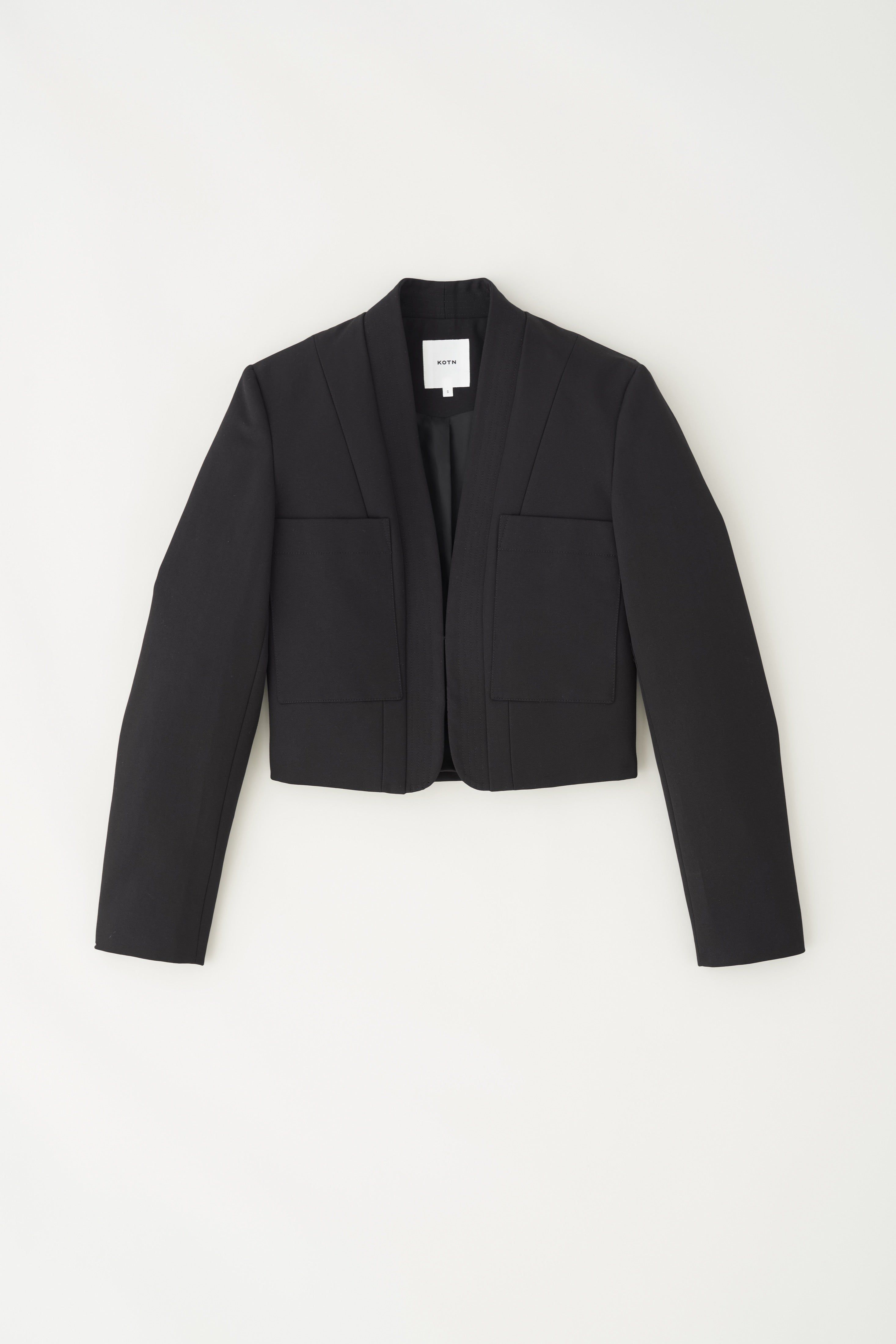 Women's Short-Waisted blazer in Black sold by Kotn product image thumbnail 5