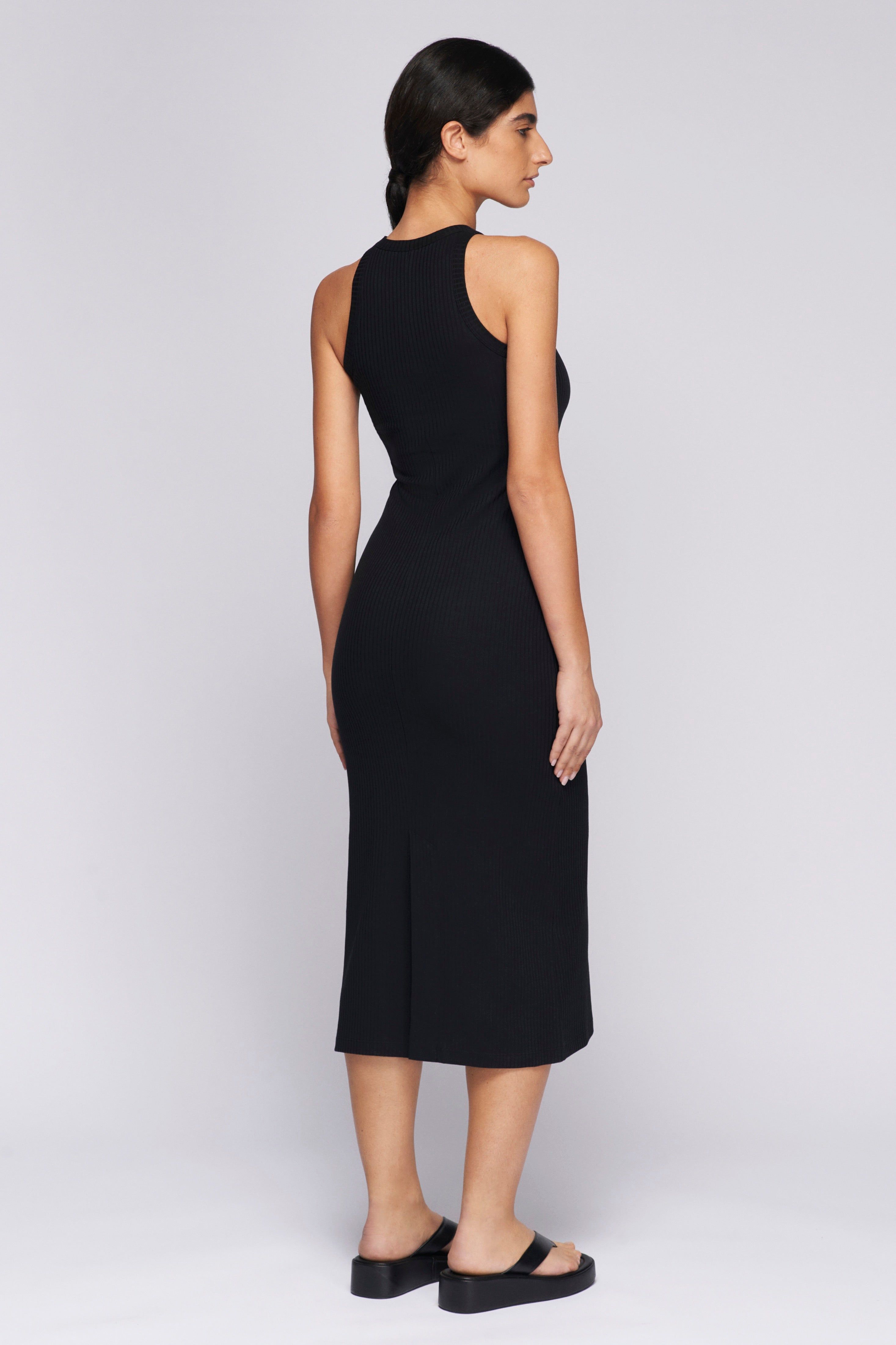 Women's 90s Tank Dress in Black sold by Kotn product image thumbnail 2