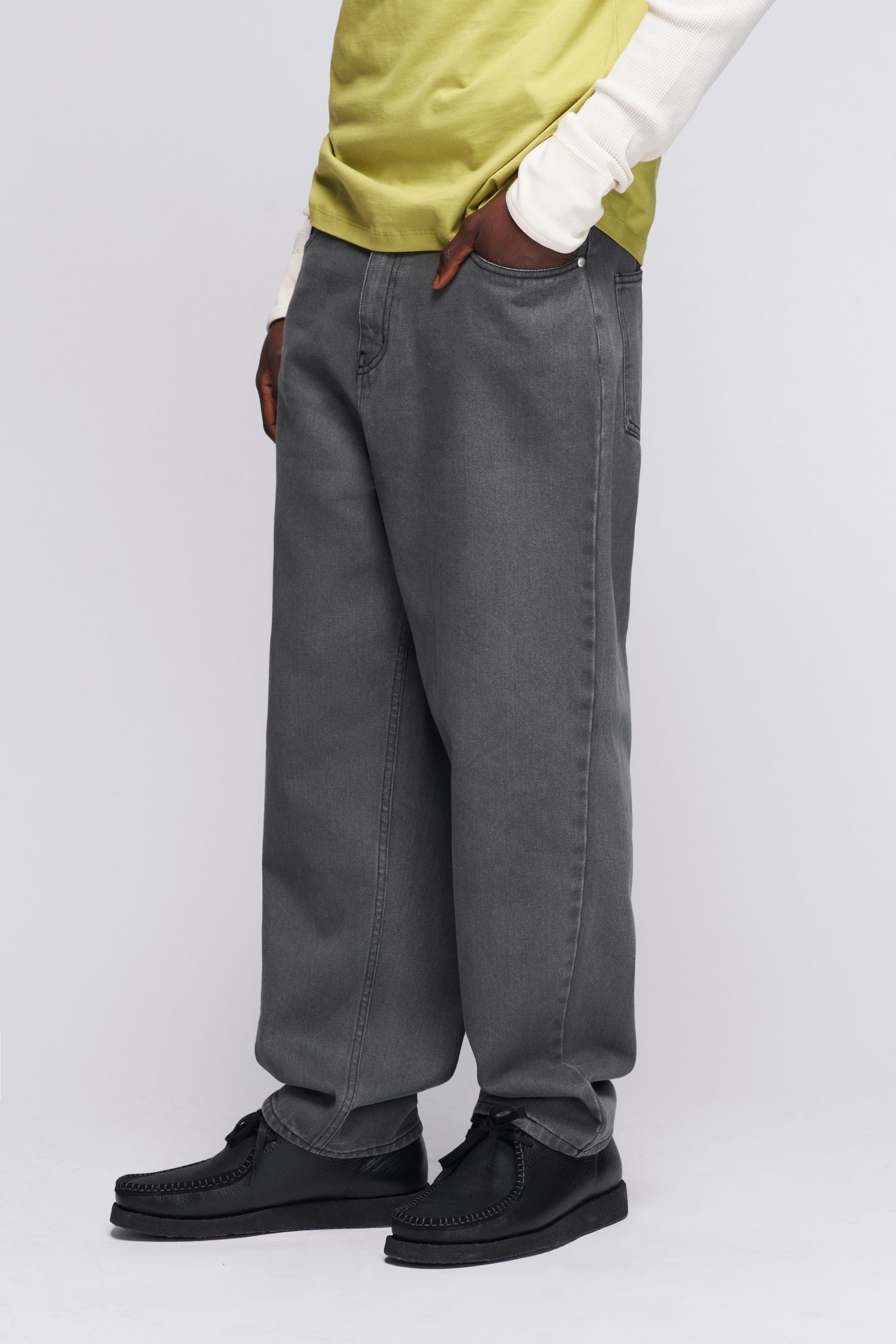 Unisex Antifit Denim in Grey Wash sold by Kotn product image thumbnail 4