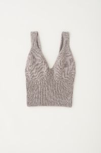 Women's Knit Crop Tank in Cappuccino sold by Kotn