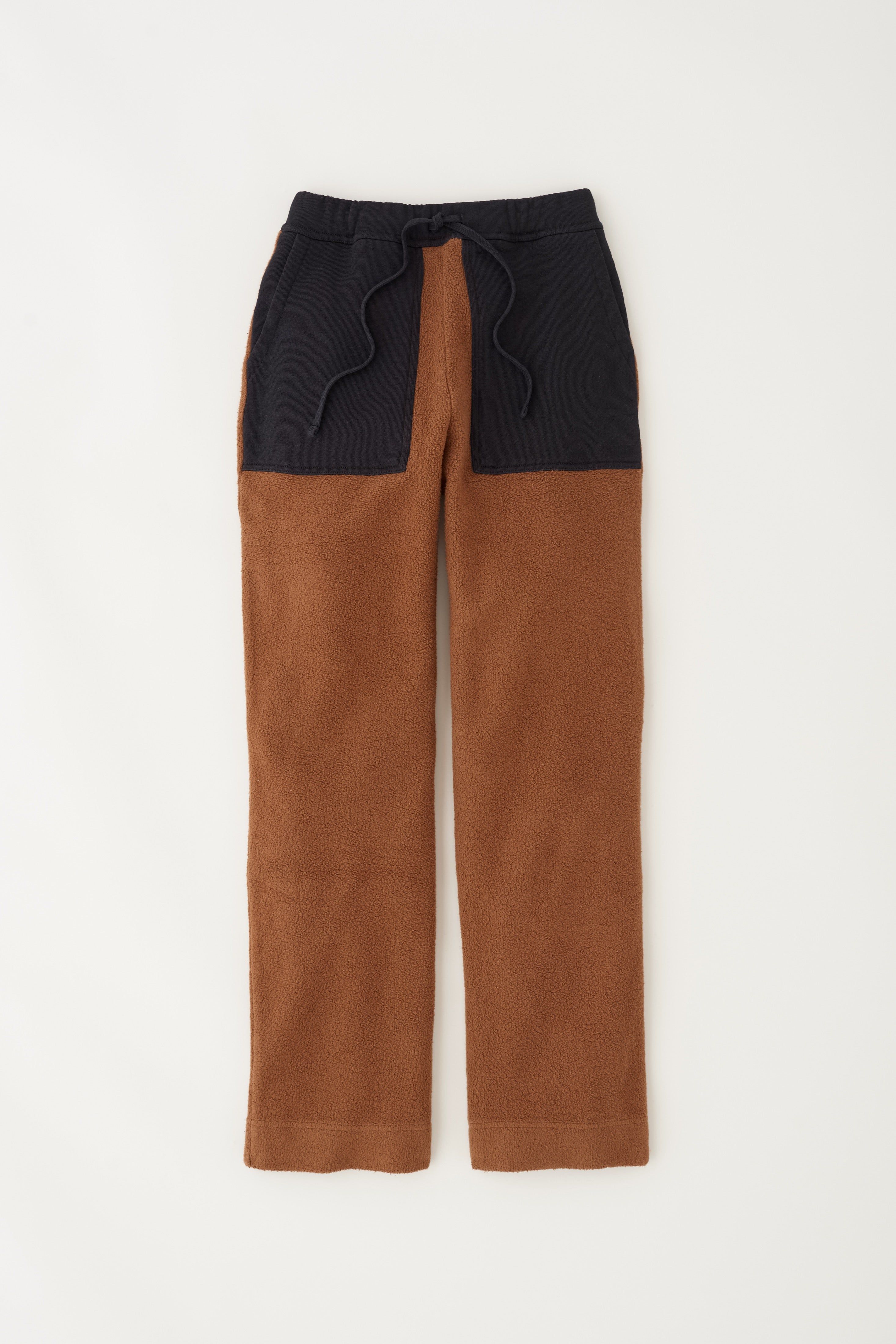 Unisex Reverse Fleece Pant in Acorn/Black sold by Kotn product image thumbnail 6